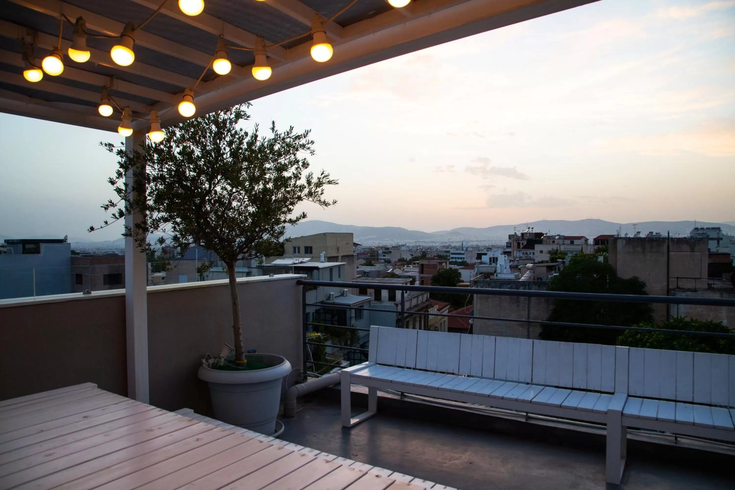Balcony/Terrace in Downtown Athens Lofts - The Acropolis Observatory