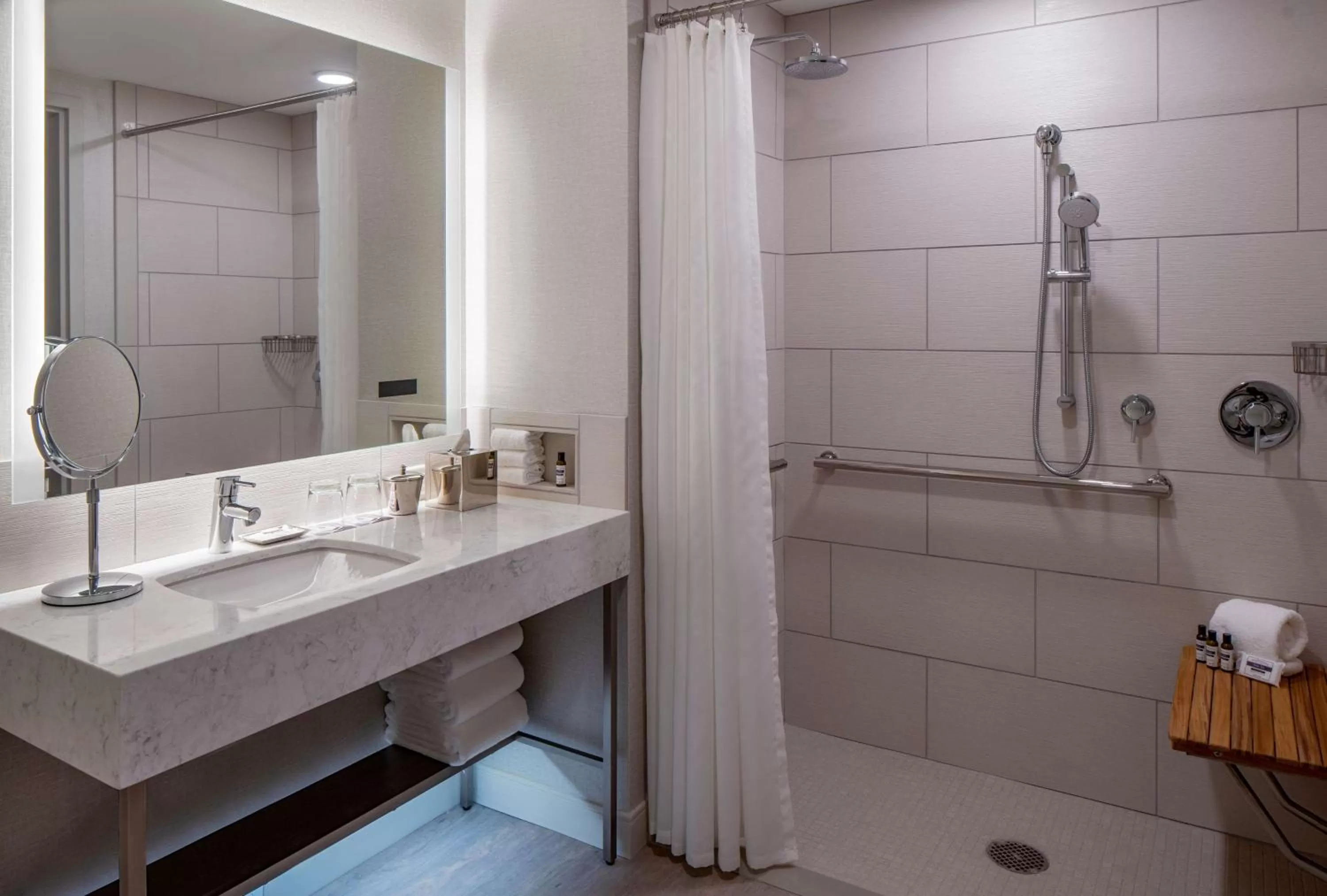 Bathroom in Hyatt Regency Portland at the Oregon Convention Center