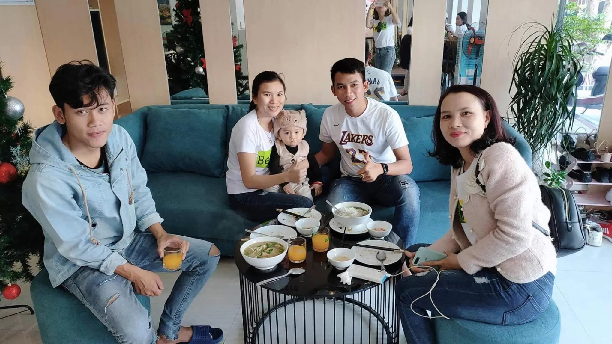 Family in Peaceful House Hostel