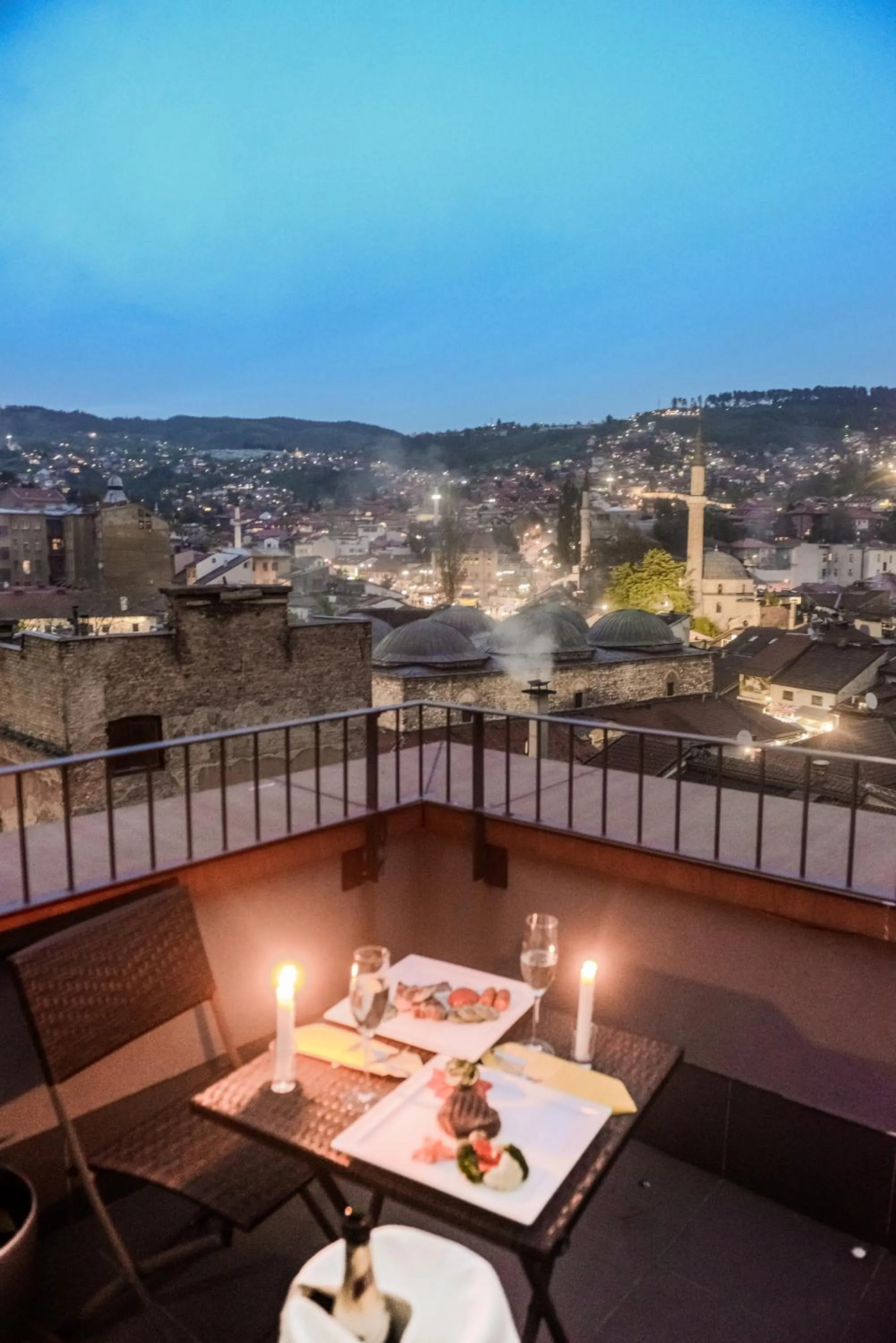 Balcony/Terrace in Hotel President Sarajevo