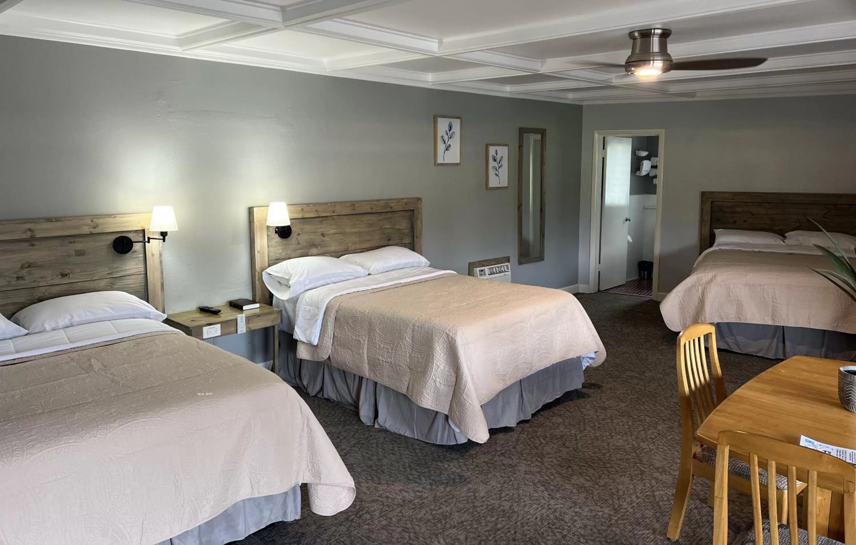 Bed in BlueGem Motel