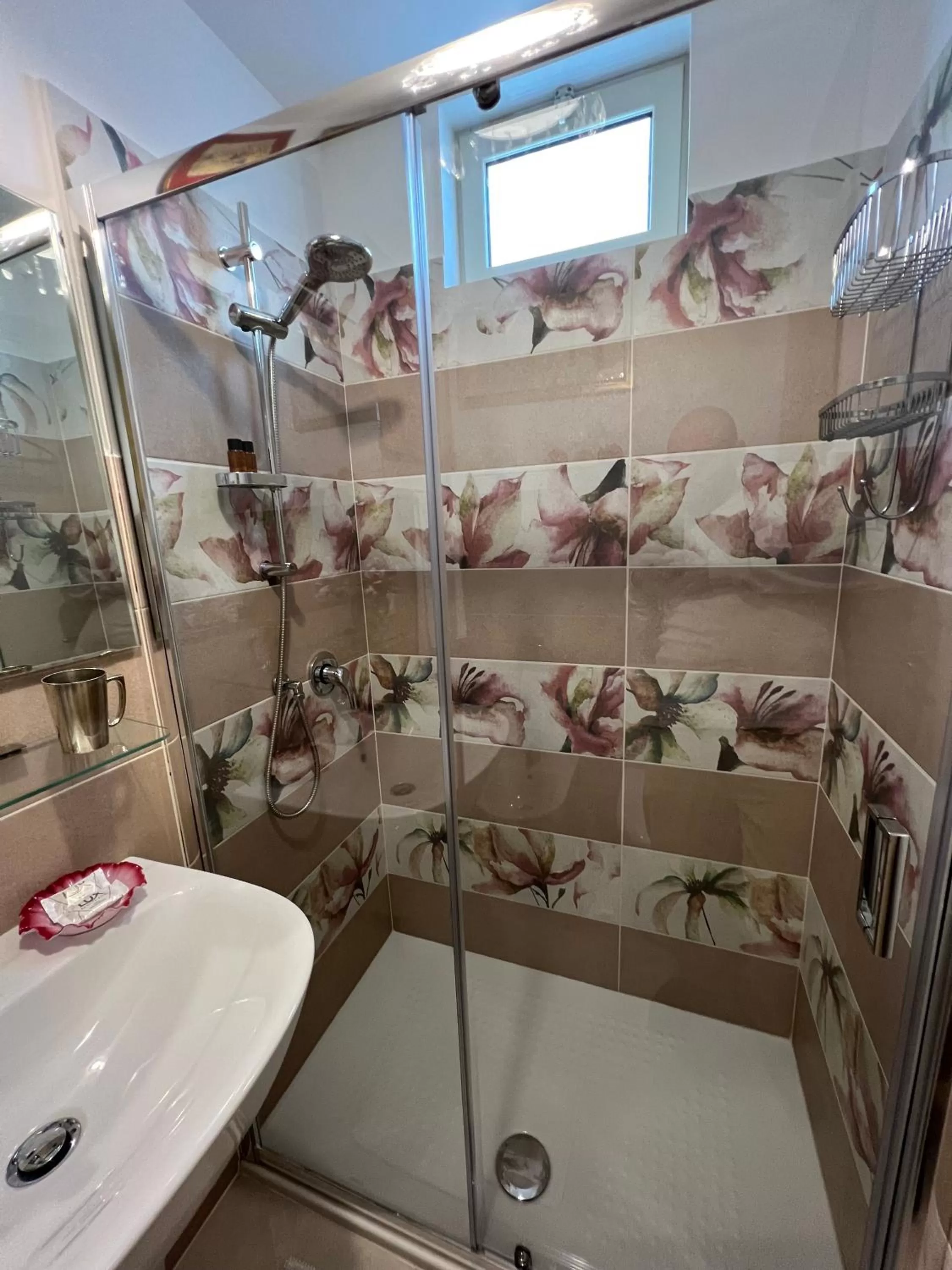 Shower in B&B Villa Giorgia