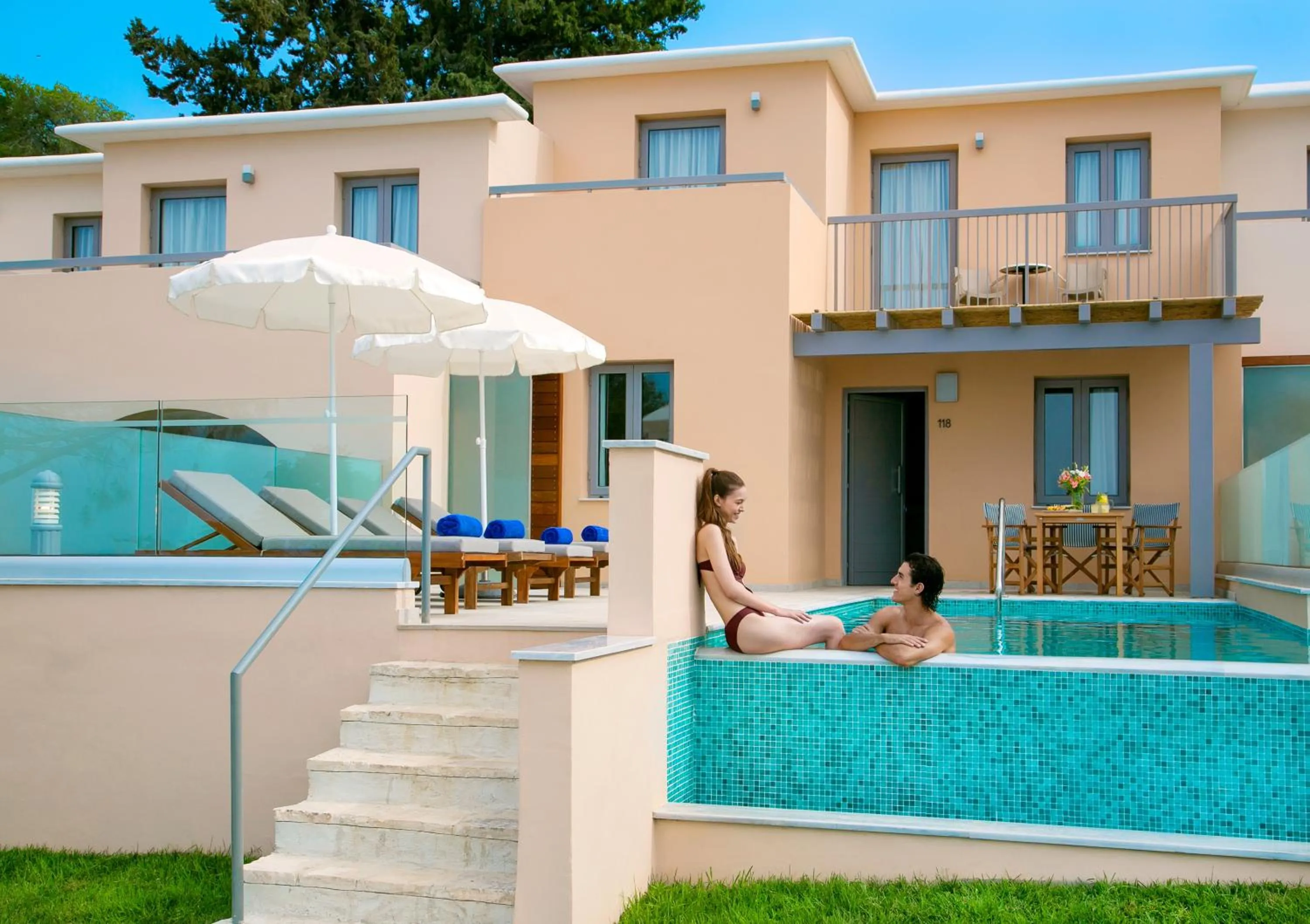 People in Louis St. Elias Resort & Waterpark