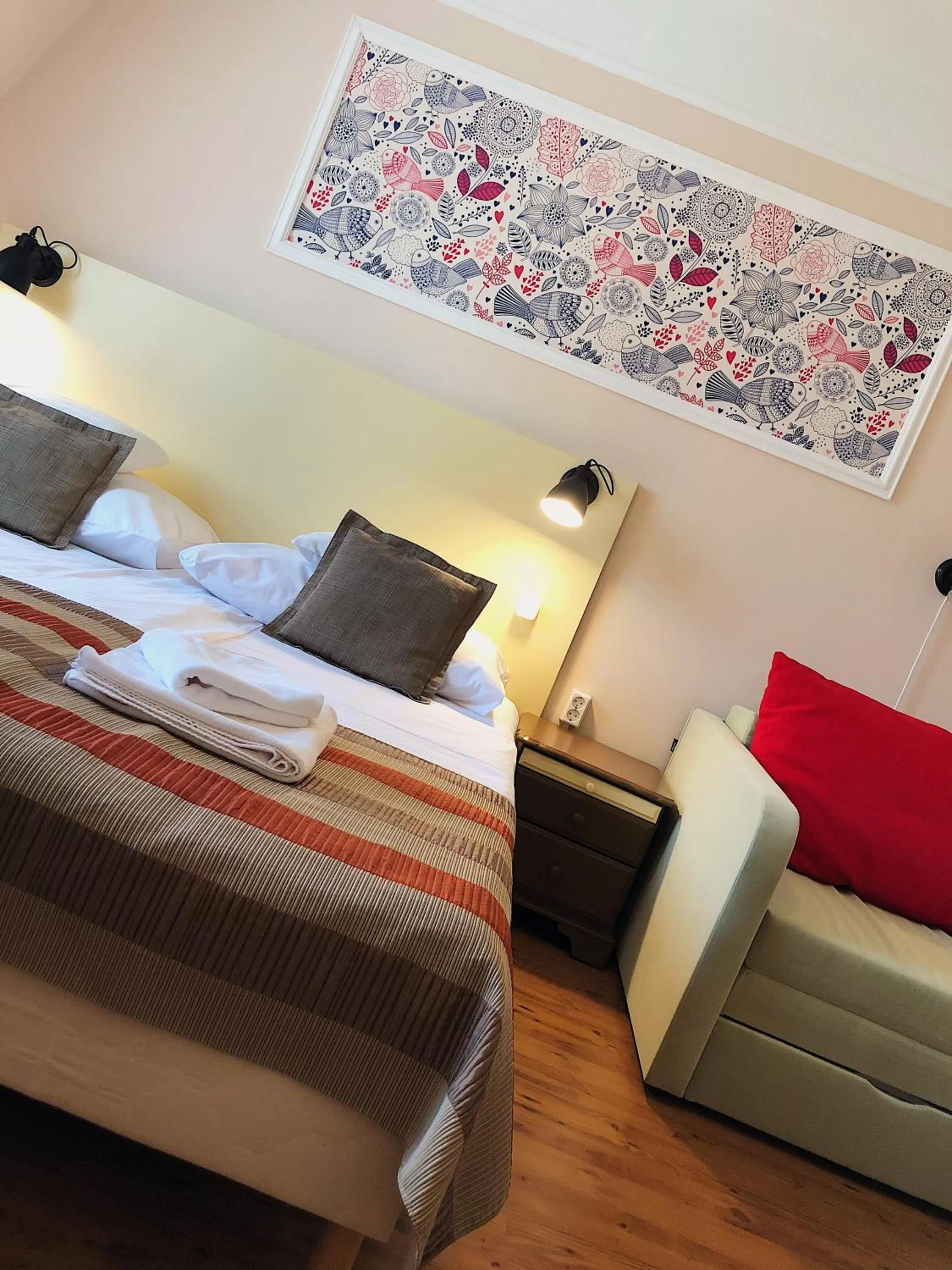 Bed in Harmónia Hotel Sárvár