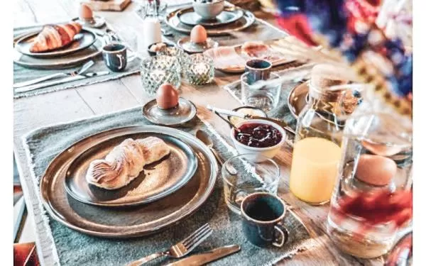 Food and drinks in B&B Extra Verte