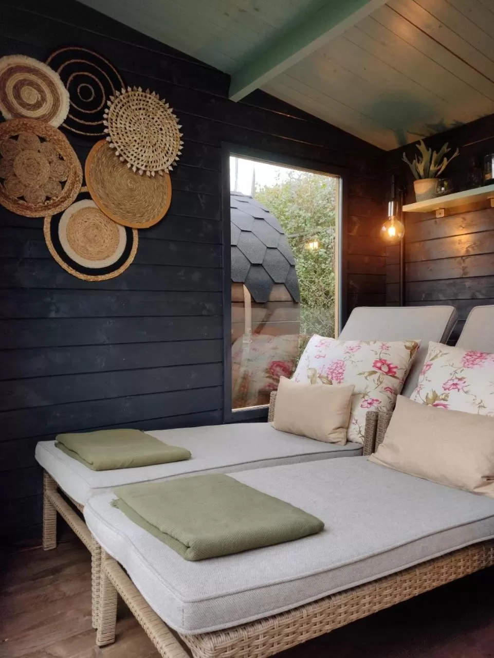 Sauna, Bed in Wellness Bed & Breakfast Pergamo