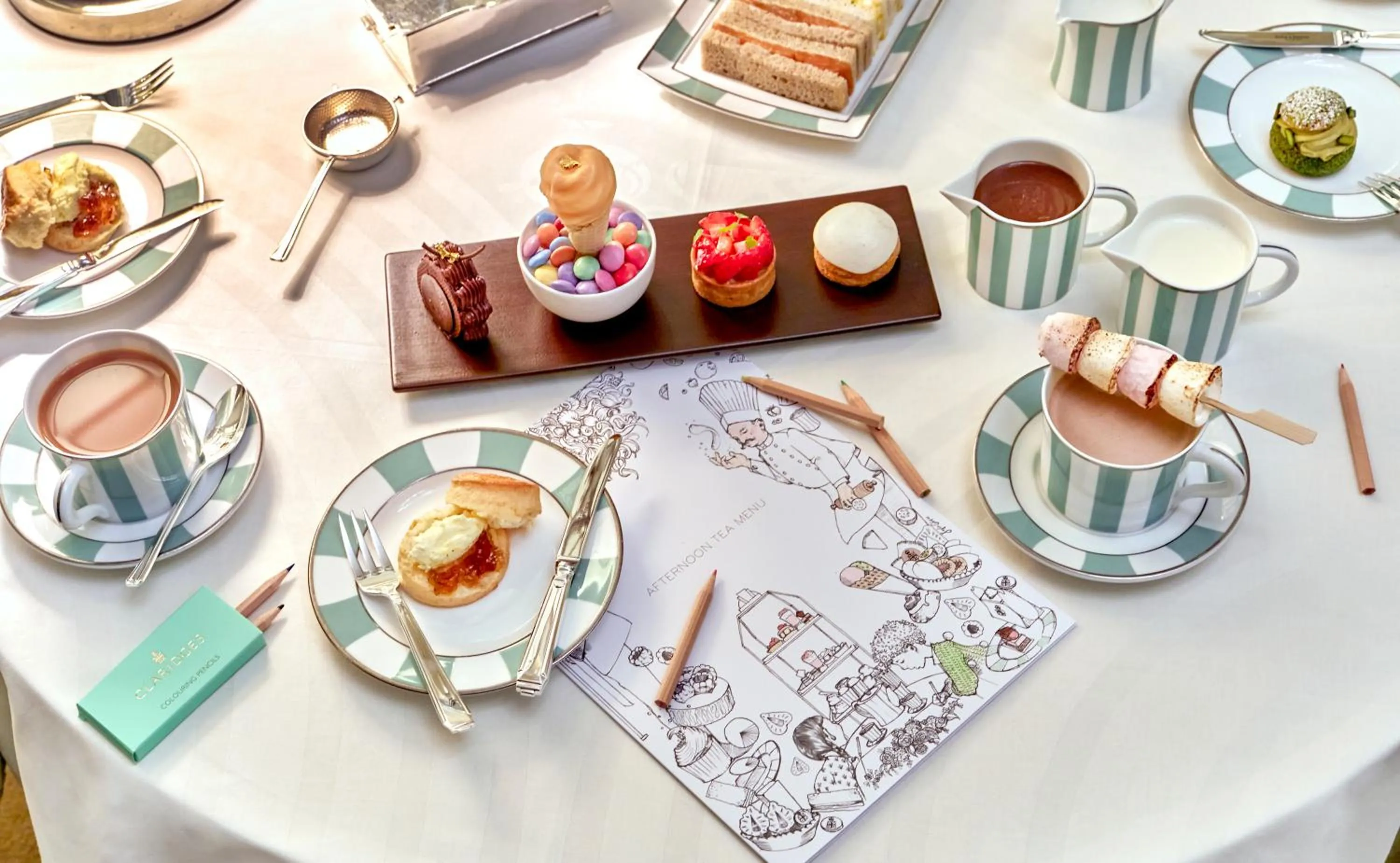 Food close-up in Claridge's, Maybourne