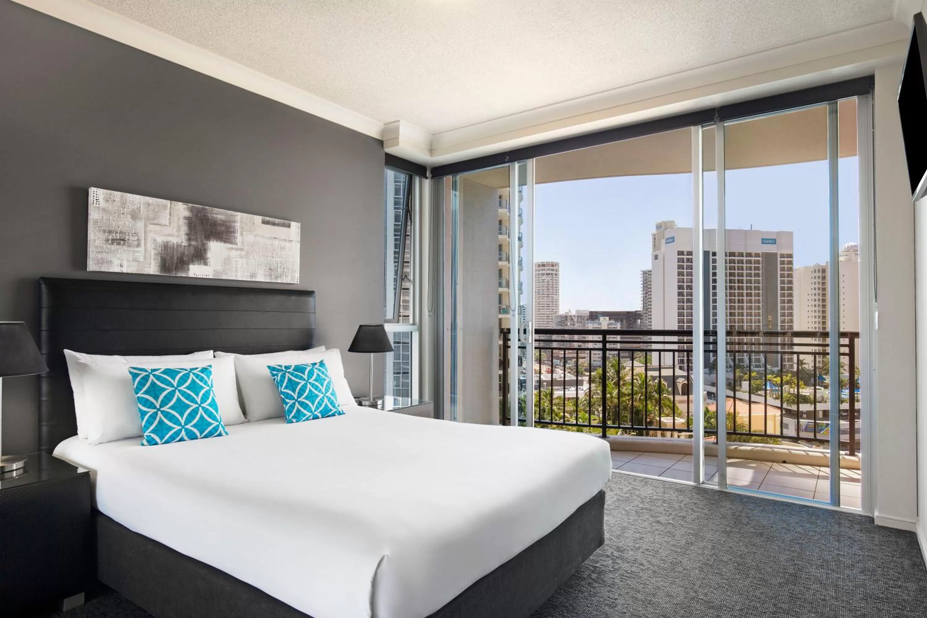 Bedroom, Bed in Mantra Towers of Chevron