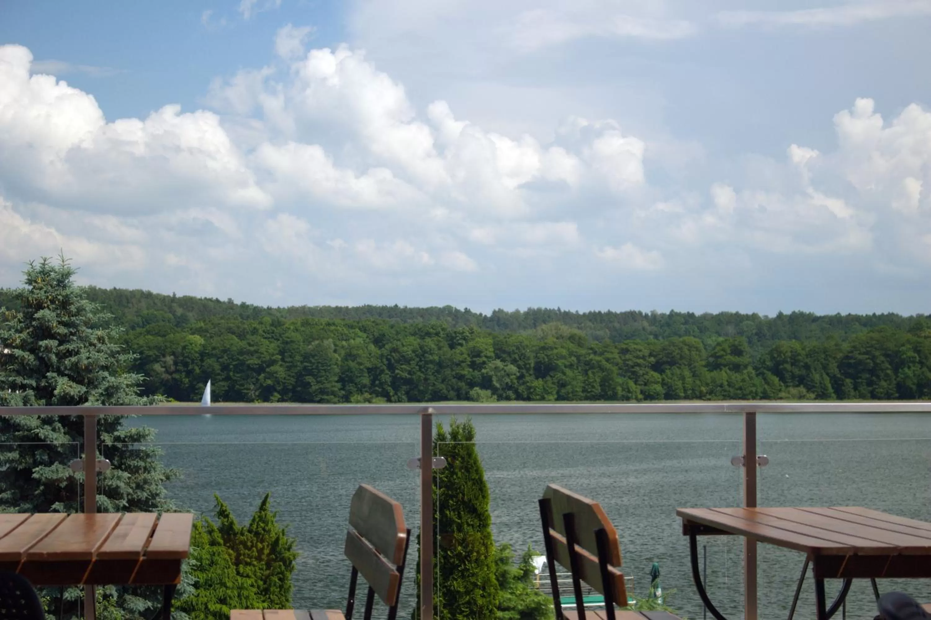 Lake view in Hotel Huszcza