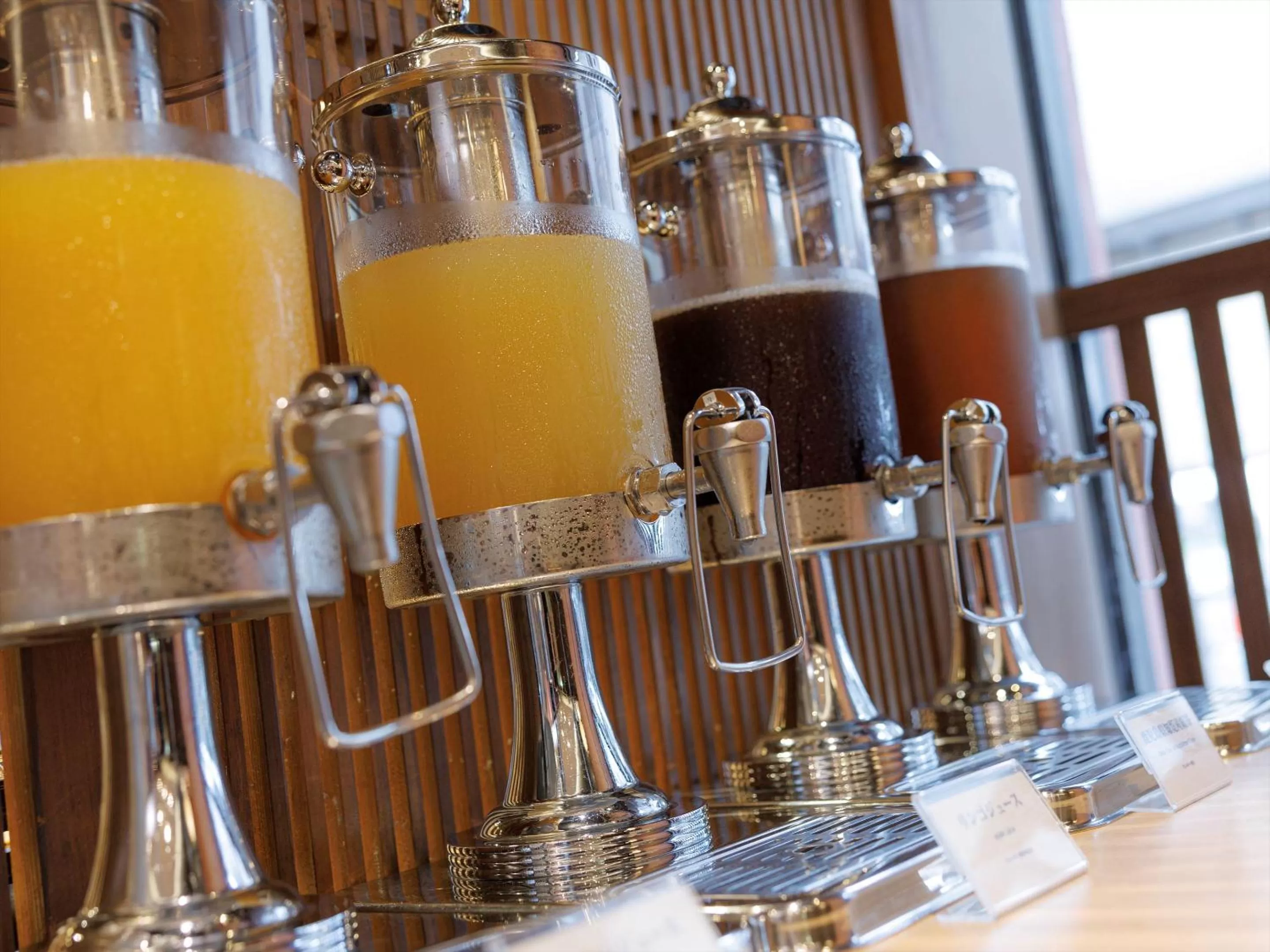 Food and drinks in JR Kyushu Hotel Kagoshima