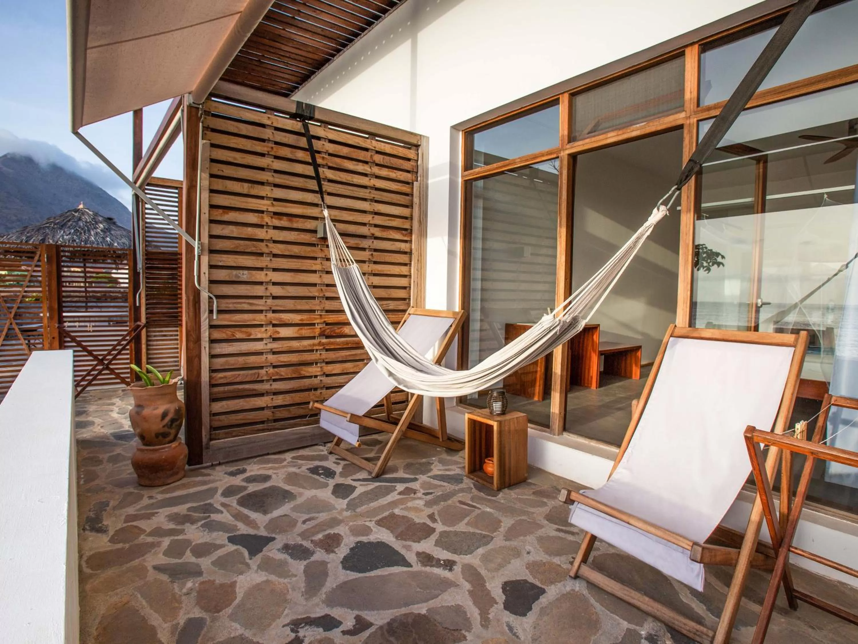 Balcony/Terrace in King Fisher Village Eco-Boutique Hotel