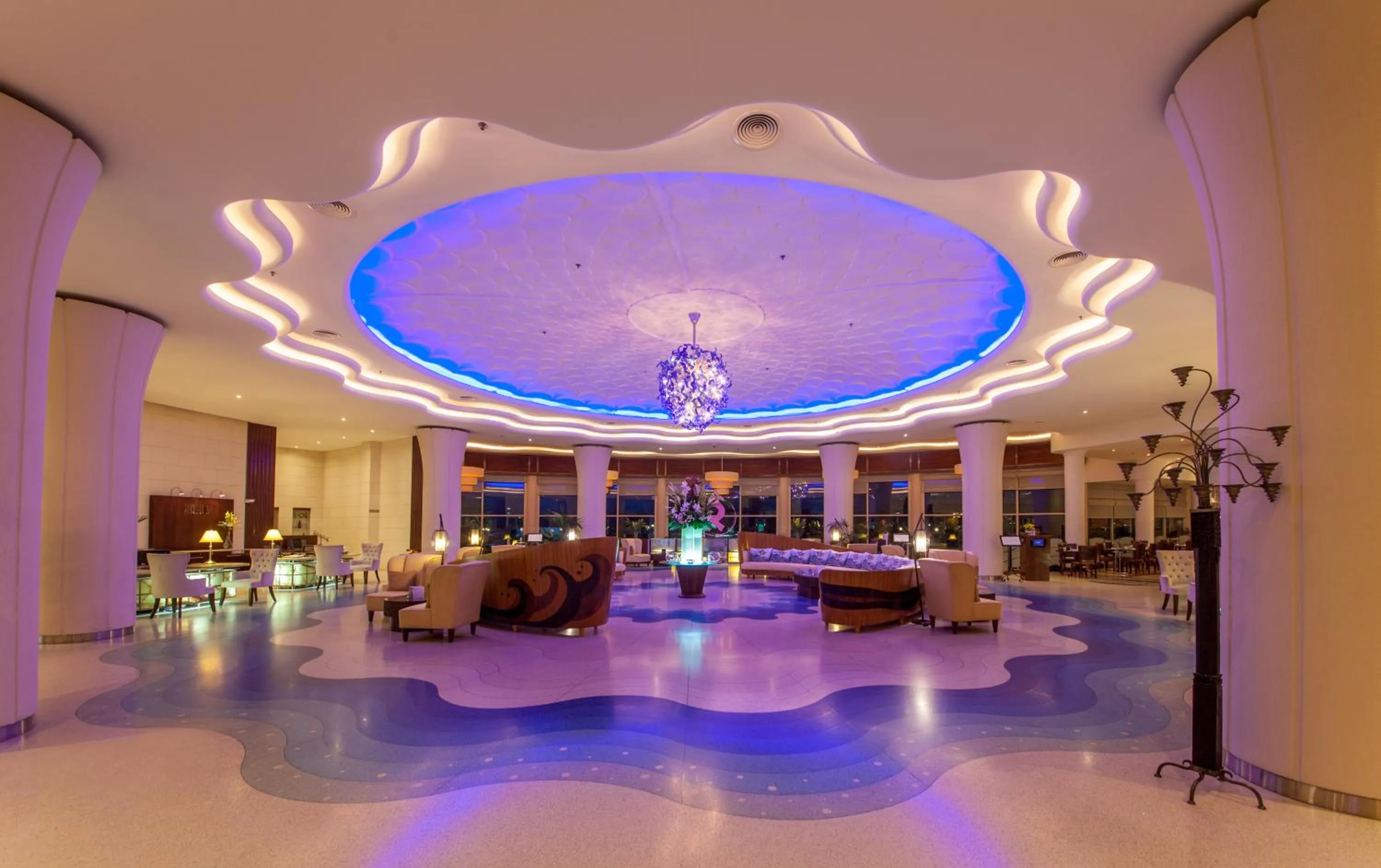 Lobby or reception in Danat Jebel Dhanna Resort