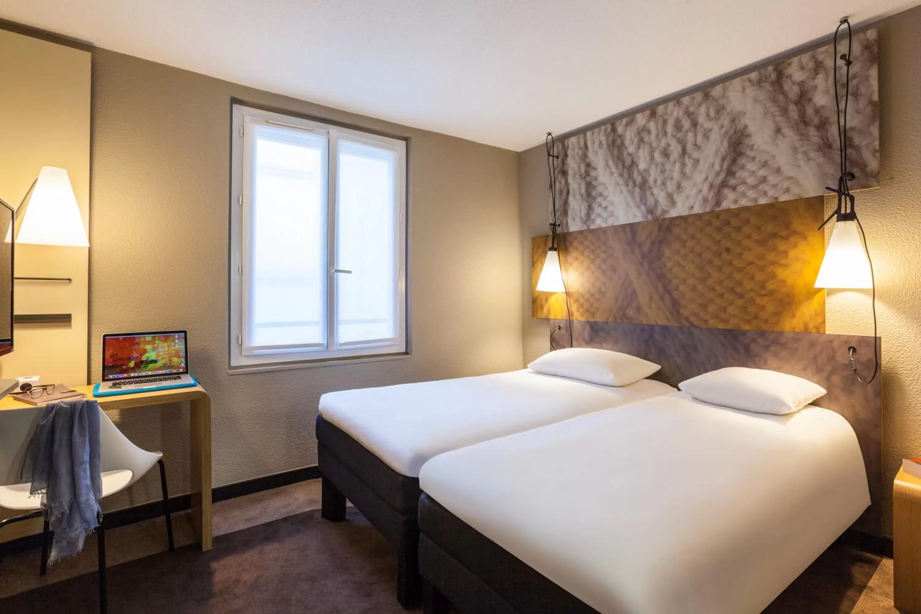 Bedroom, Bed in ibis Marne La Vallee Champs-sur-Marne