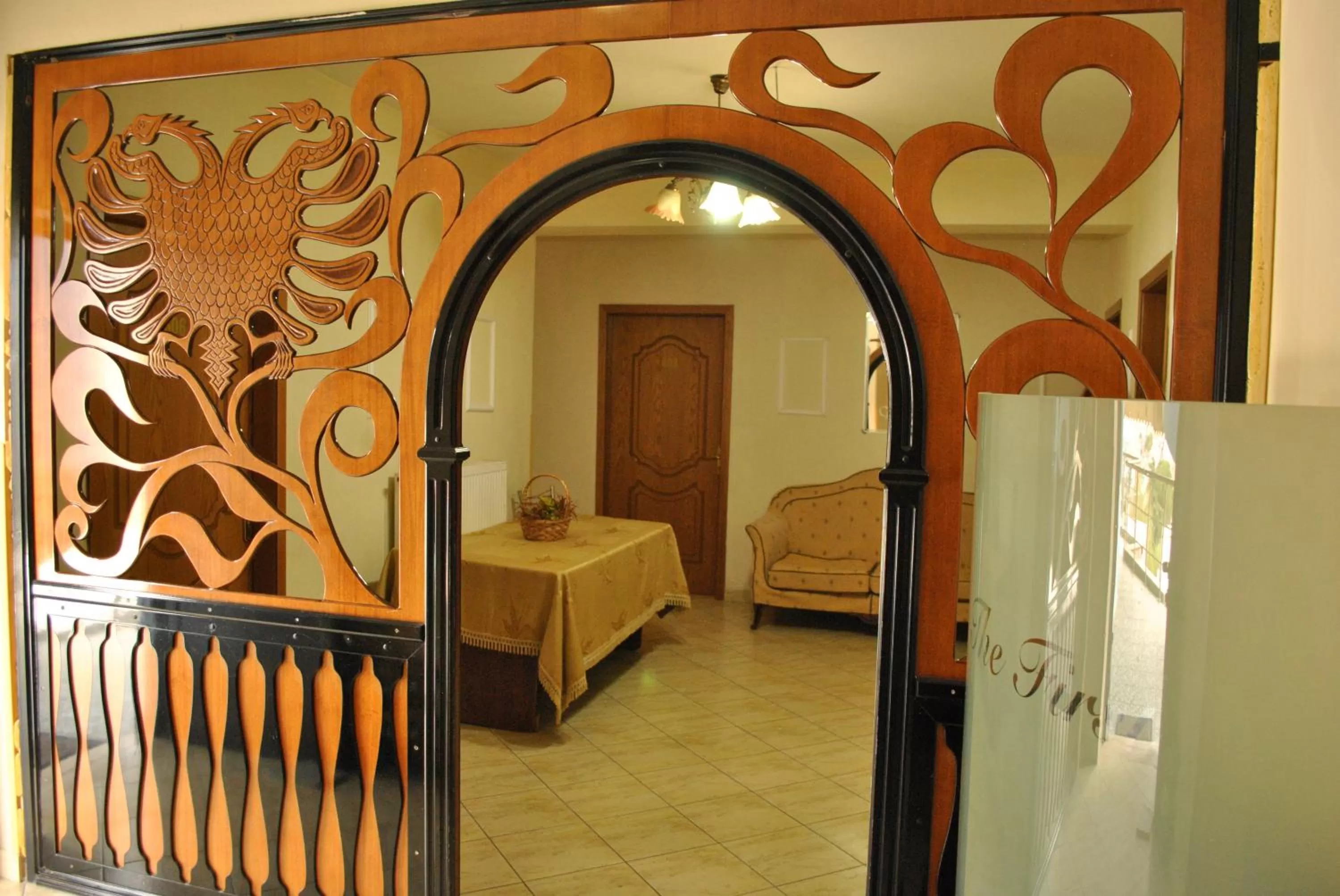 Property logo or sign, Bathroom in Hotel The First