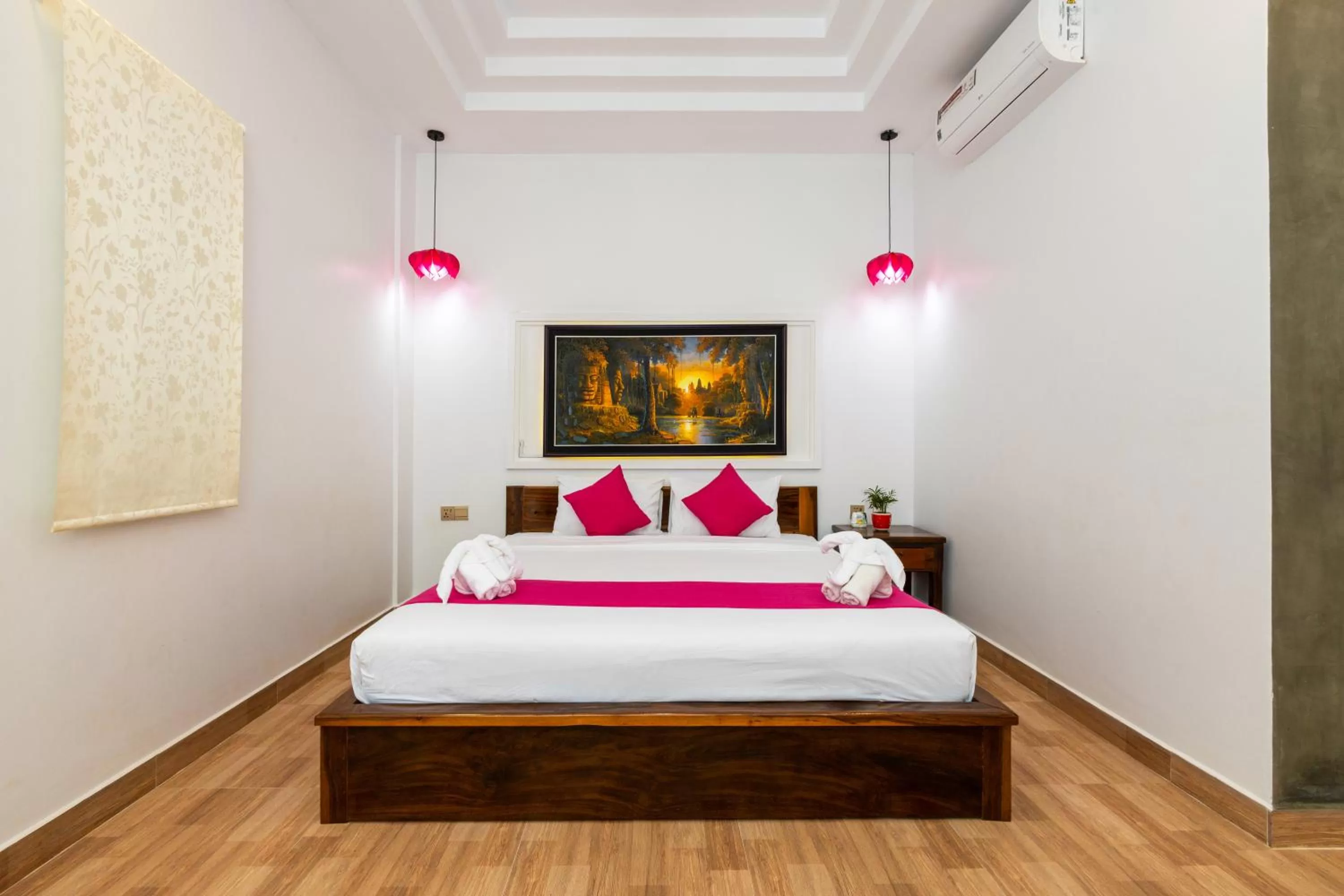 Bed in Nina Angkor Residence