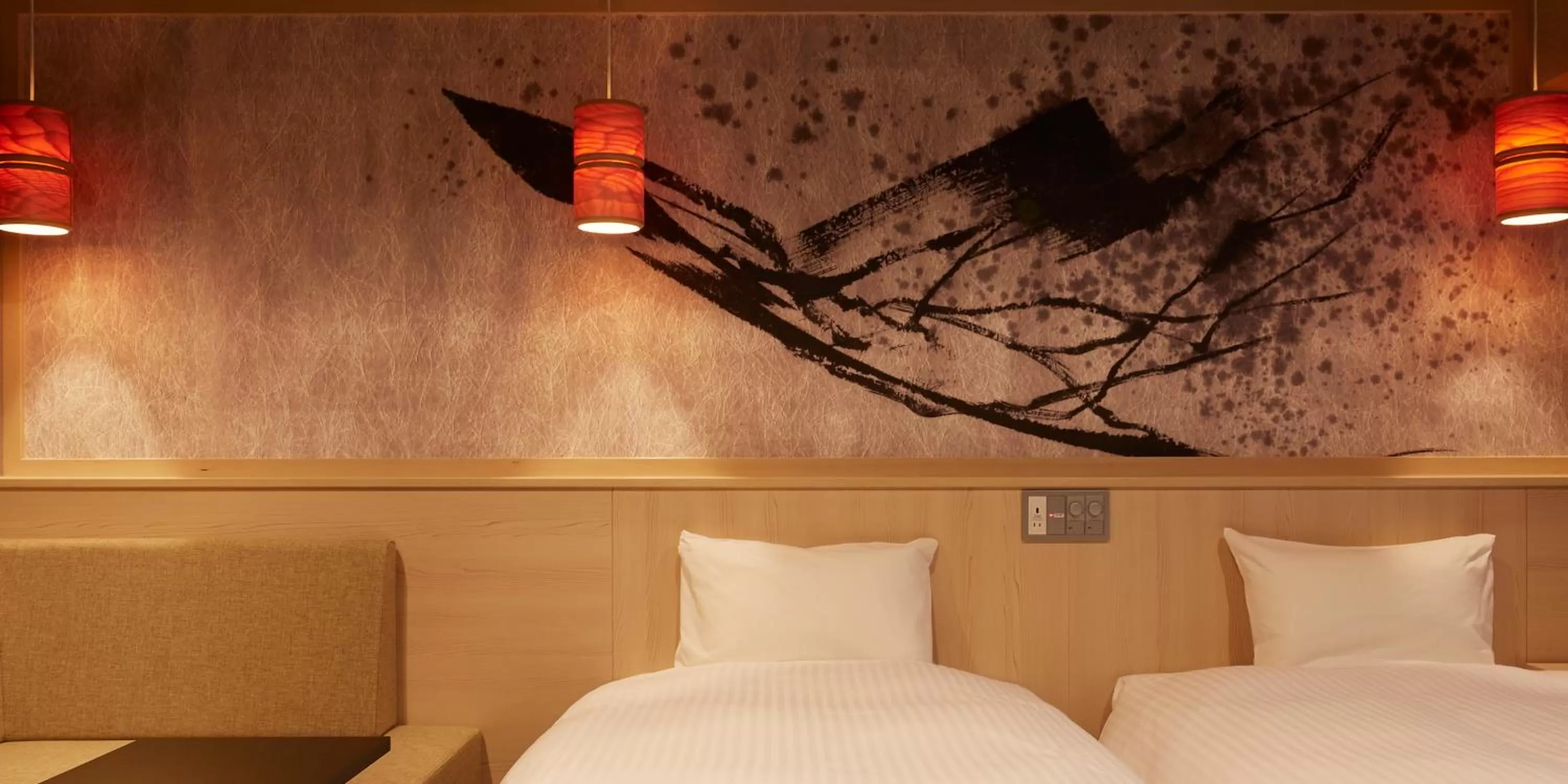 Bed in Sakura Sky Hotel