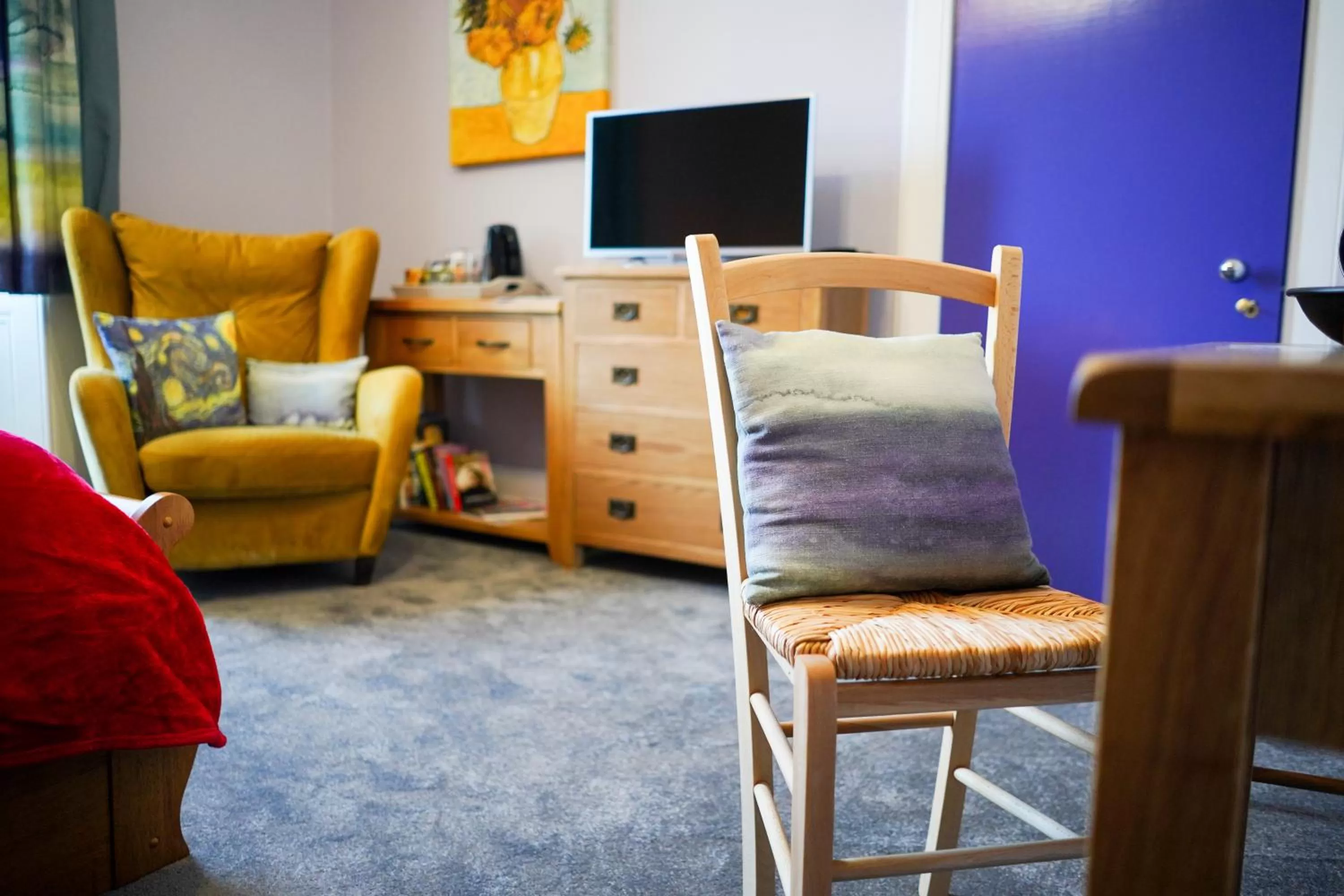 Seating area in The Art Bank