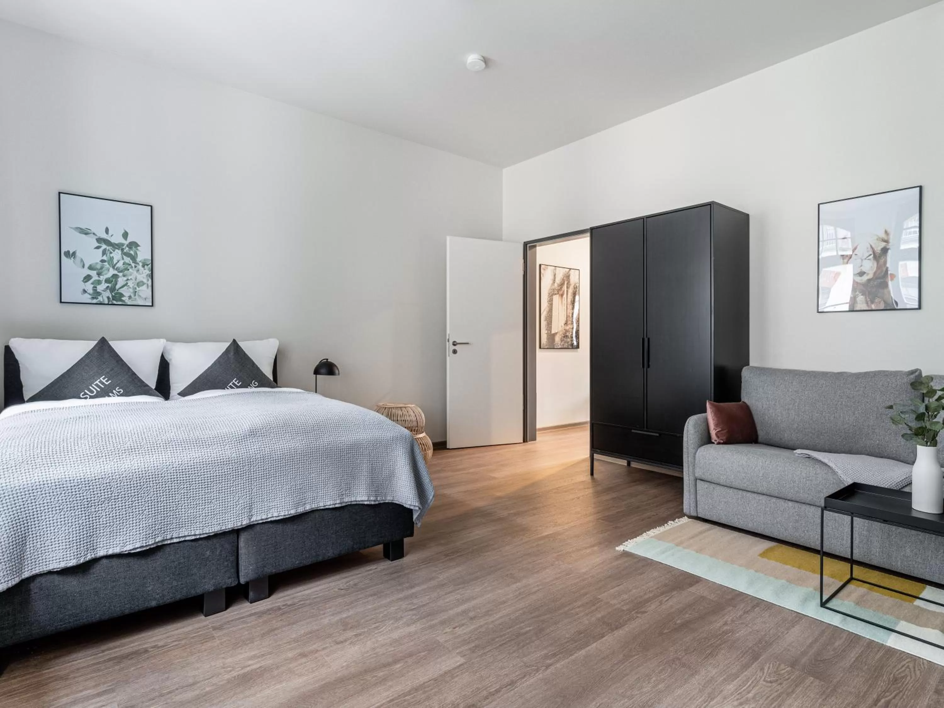 Bed in Limehome Leipzig Oelßner's Hof