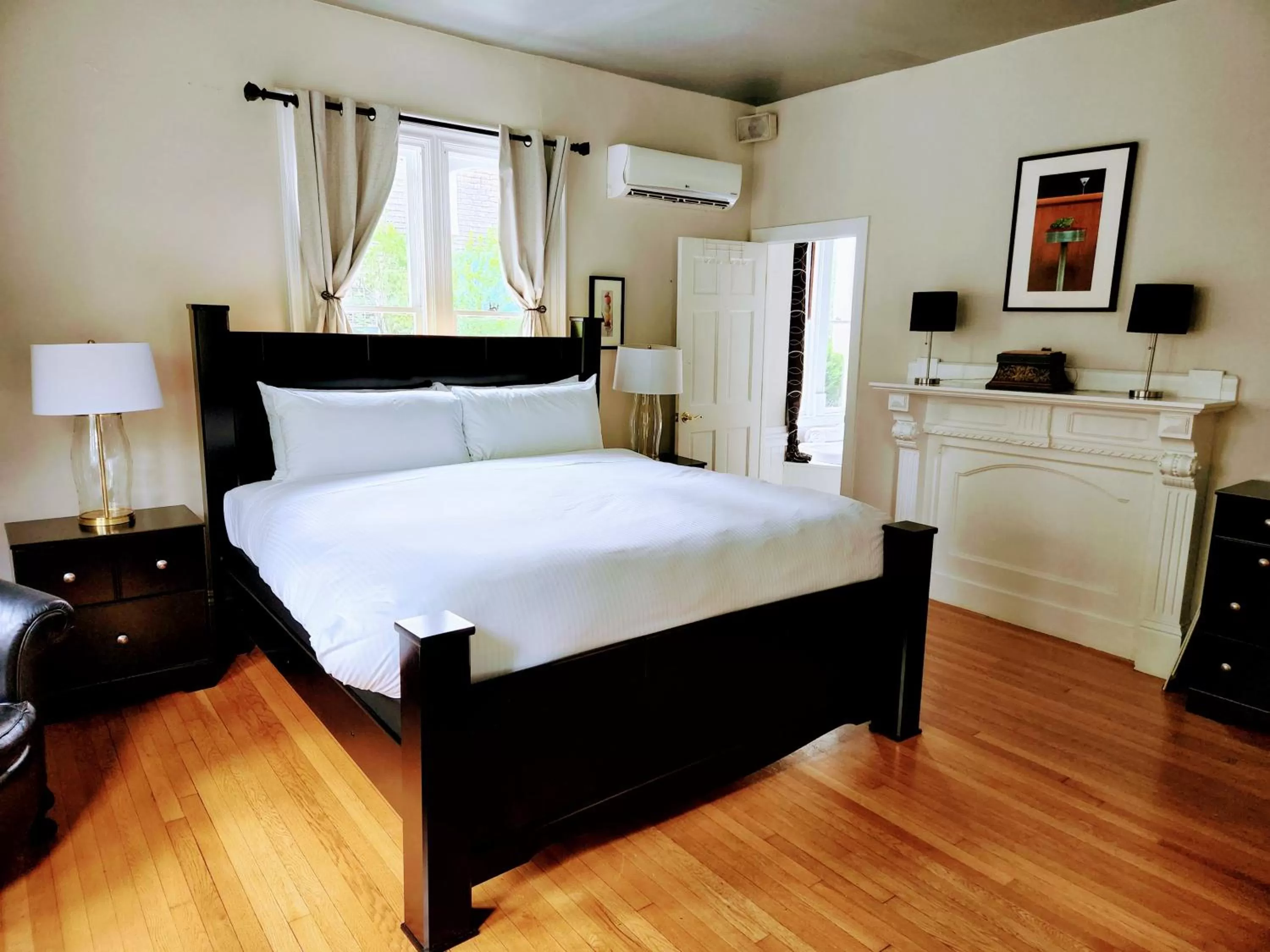 Bed in Belfry Inn and Bistro