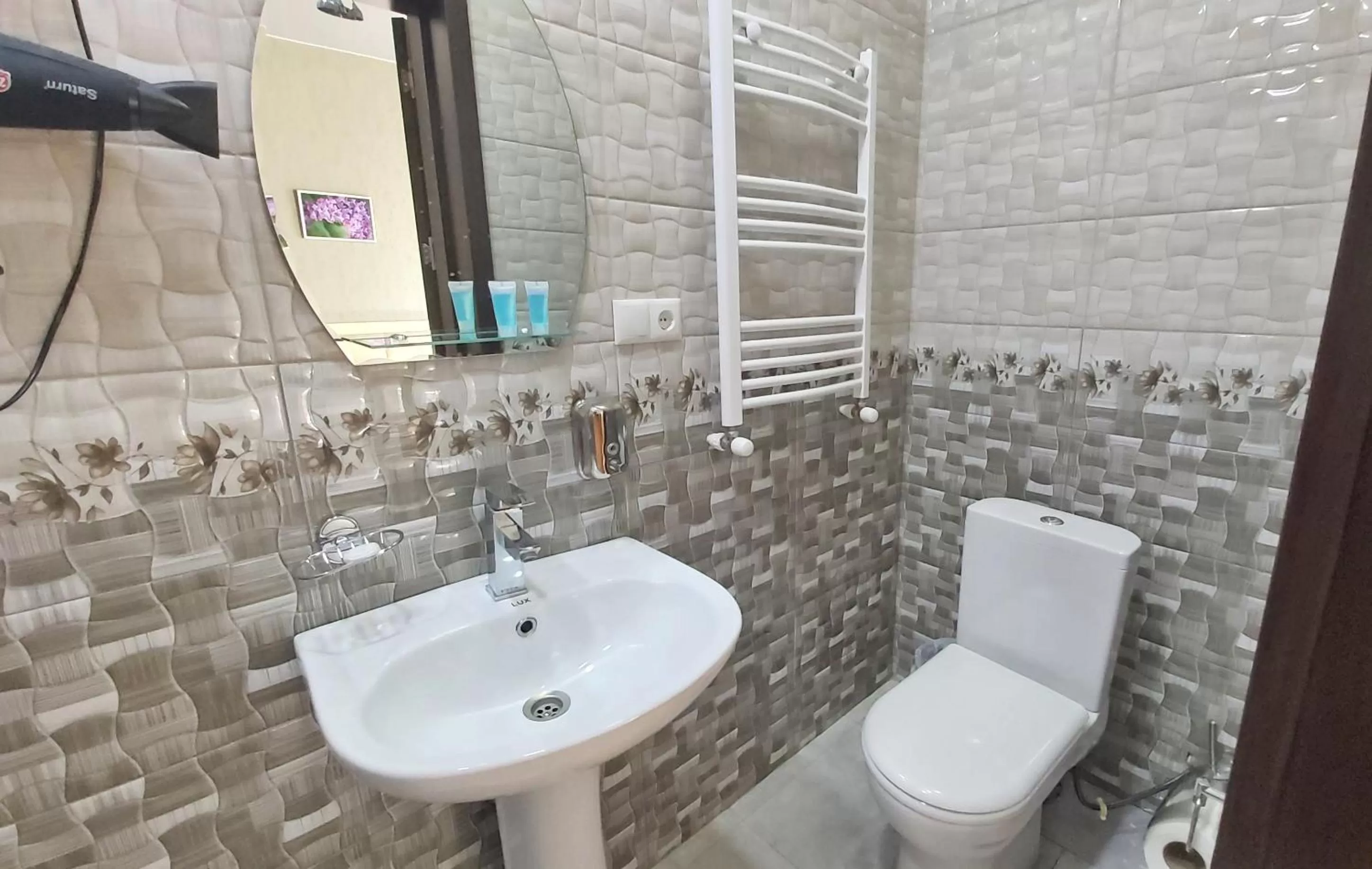 Bathroom in Gamarjoba Hotel