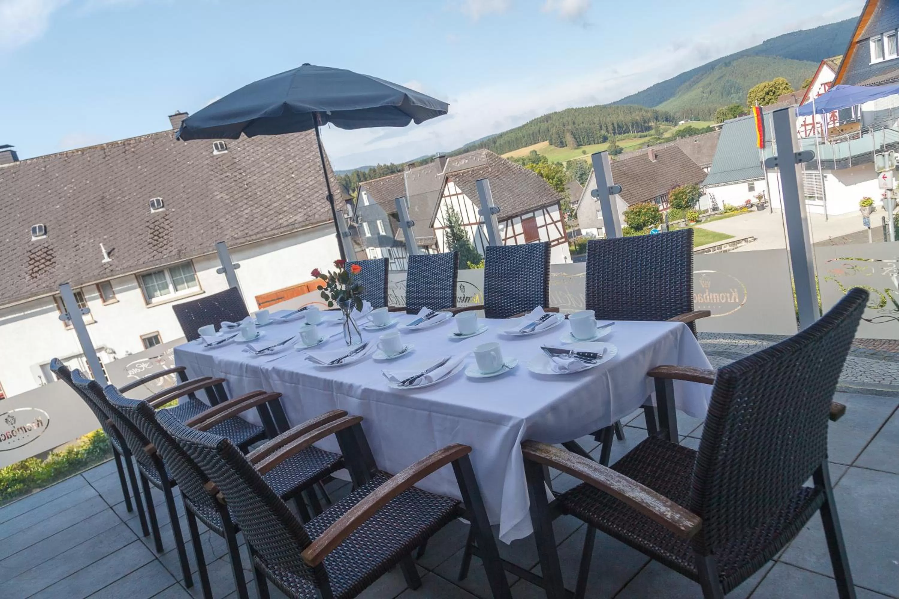 Balcony/Terrace in Hotel Restaurant Lindenhof