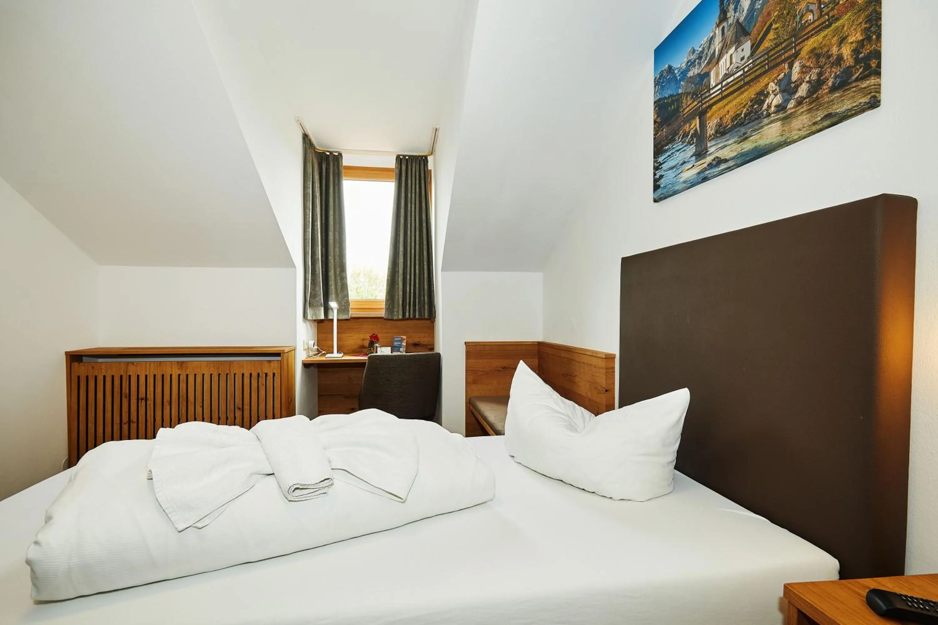 Bed in Hotel Rupertihof