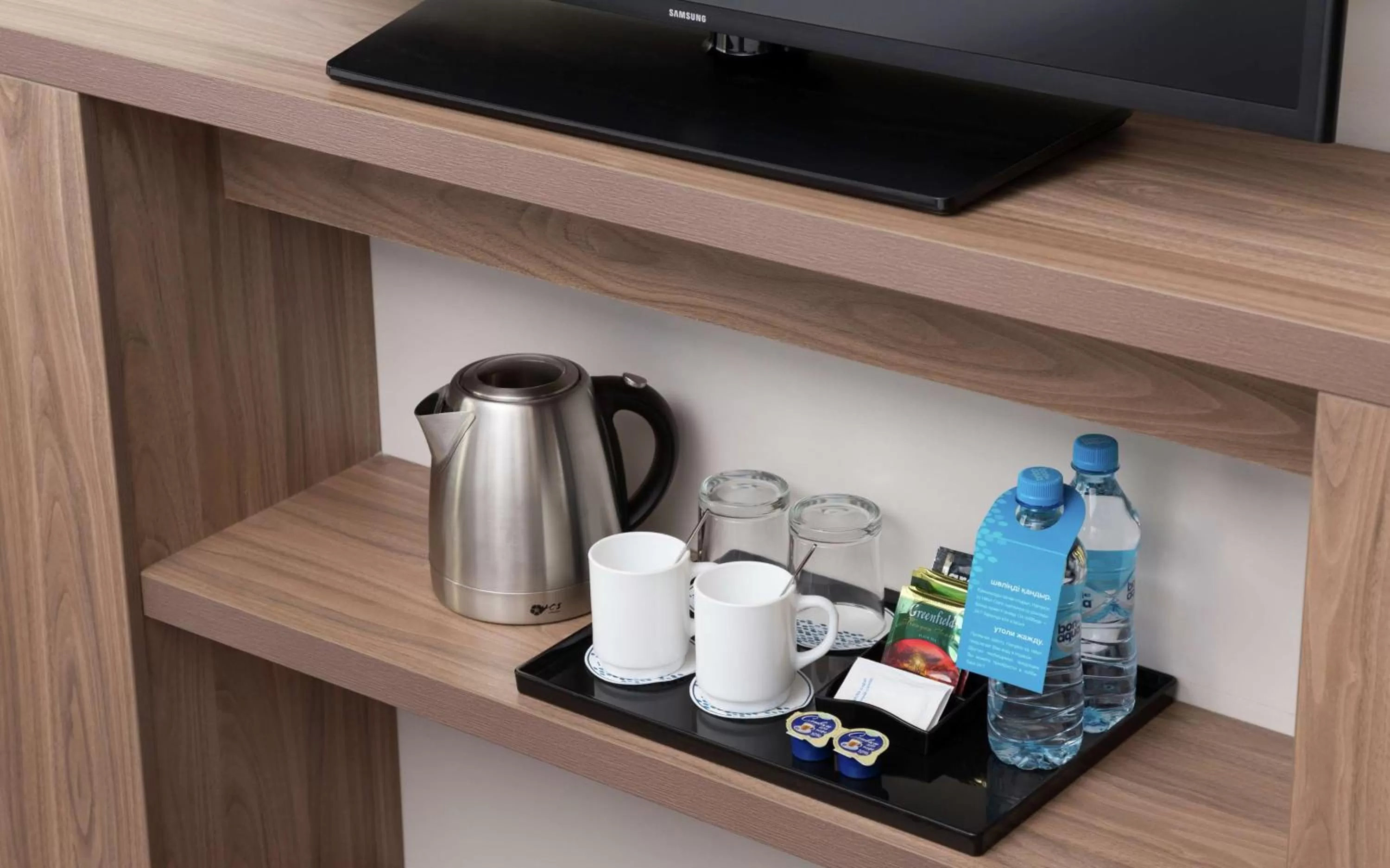 Kitchen or kitchenette in Hampton By Hilton Astana Triumphal Arch