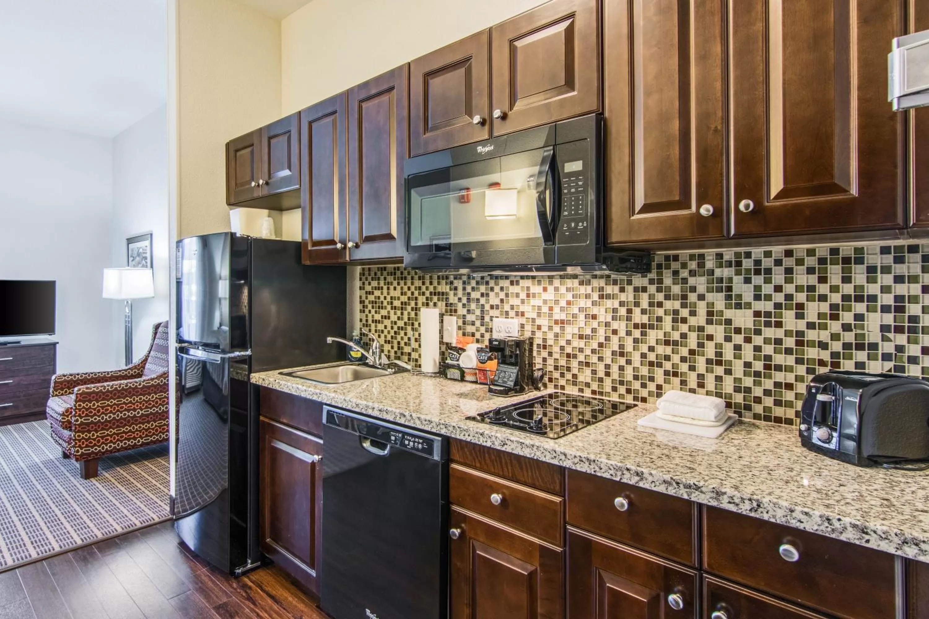 Kitchen or kitchenette in Sleep Inn & Suites West-Near Medical Center
