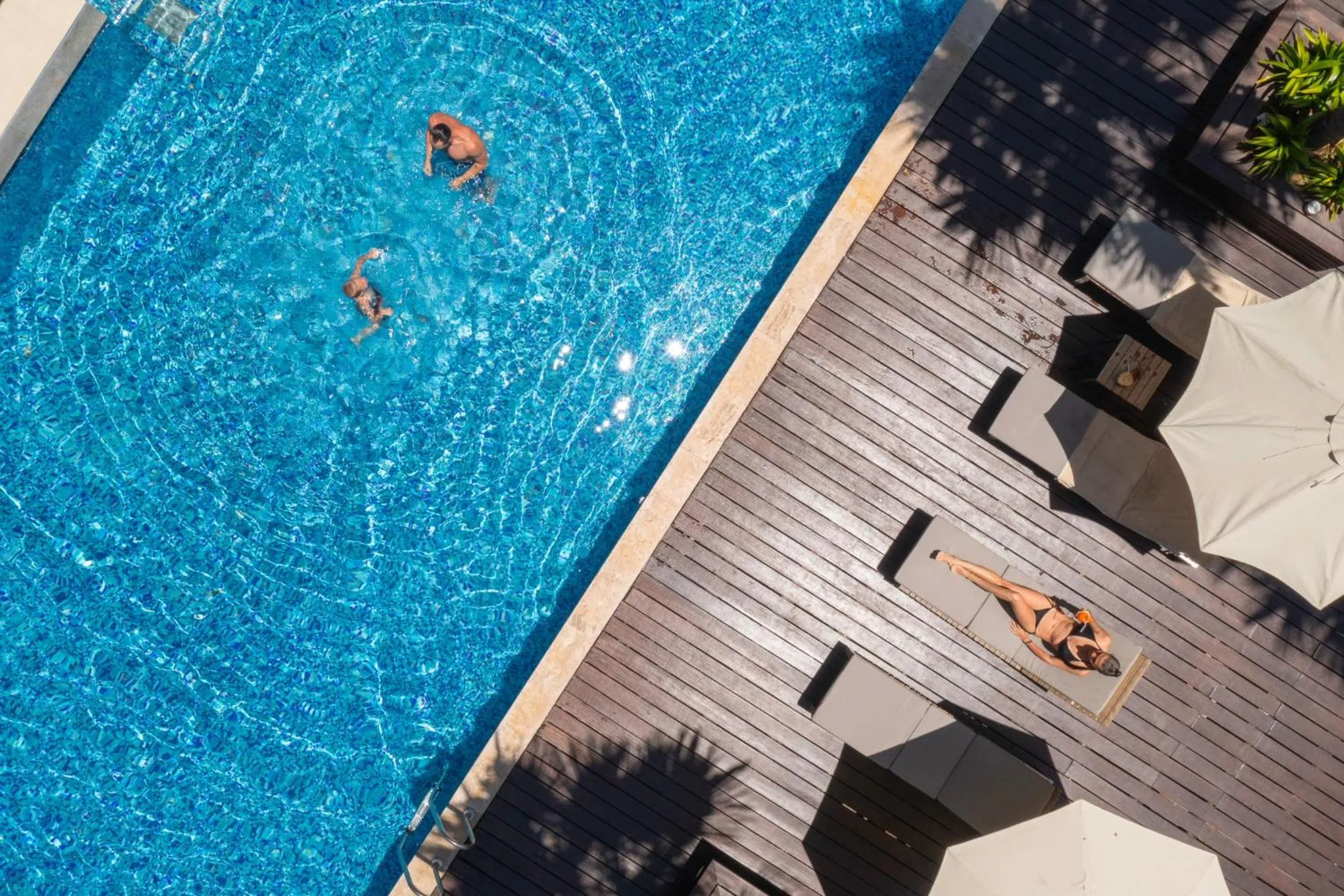 Swimming pool in Baan Laimai Beach Resort & Spa - SHA Extra Plus