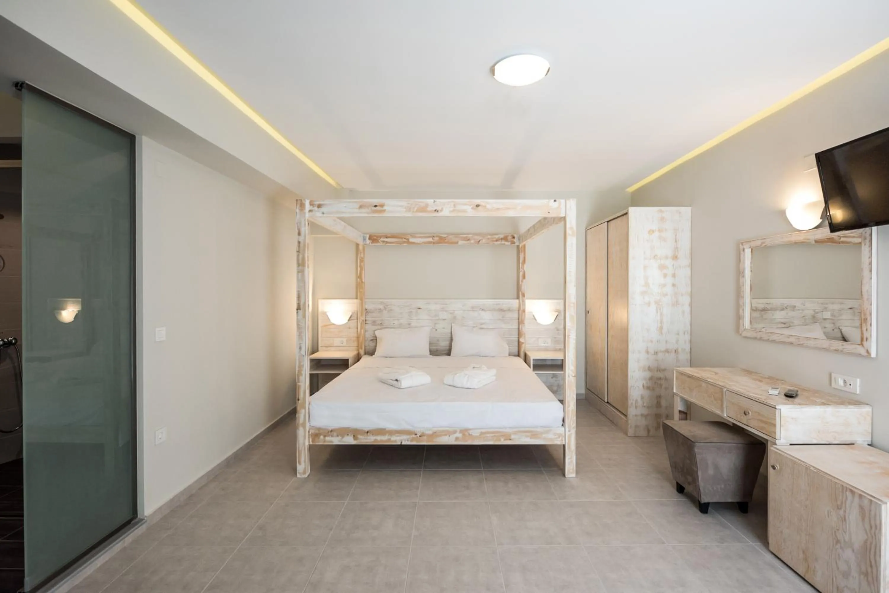 Bedroom in Artemis Hotel Apartments