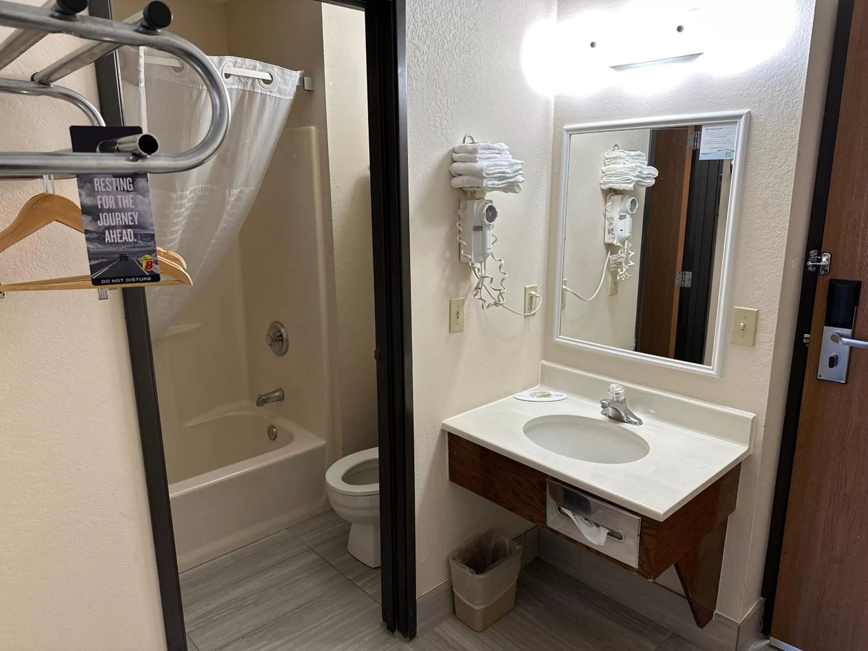 towels in Super 8 by Wyndham Columbia Clark Lane