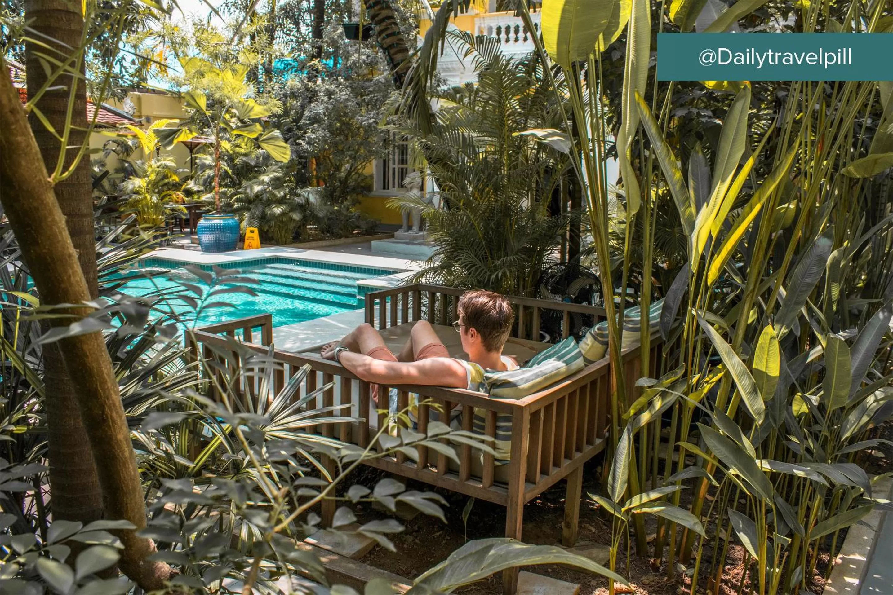 Garden view in The Pavilion