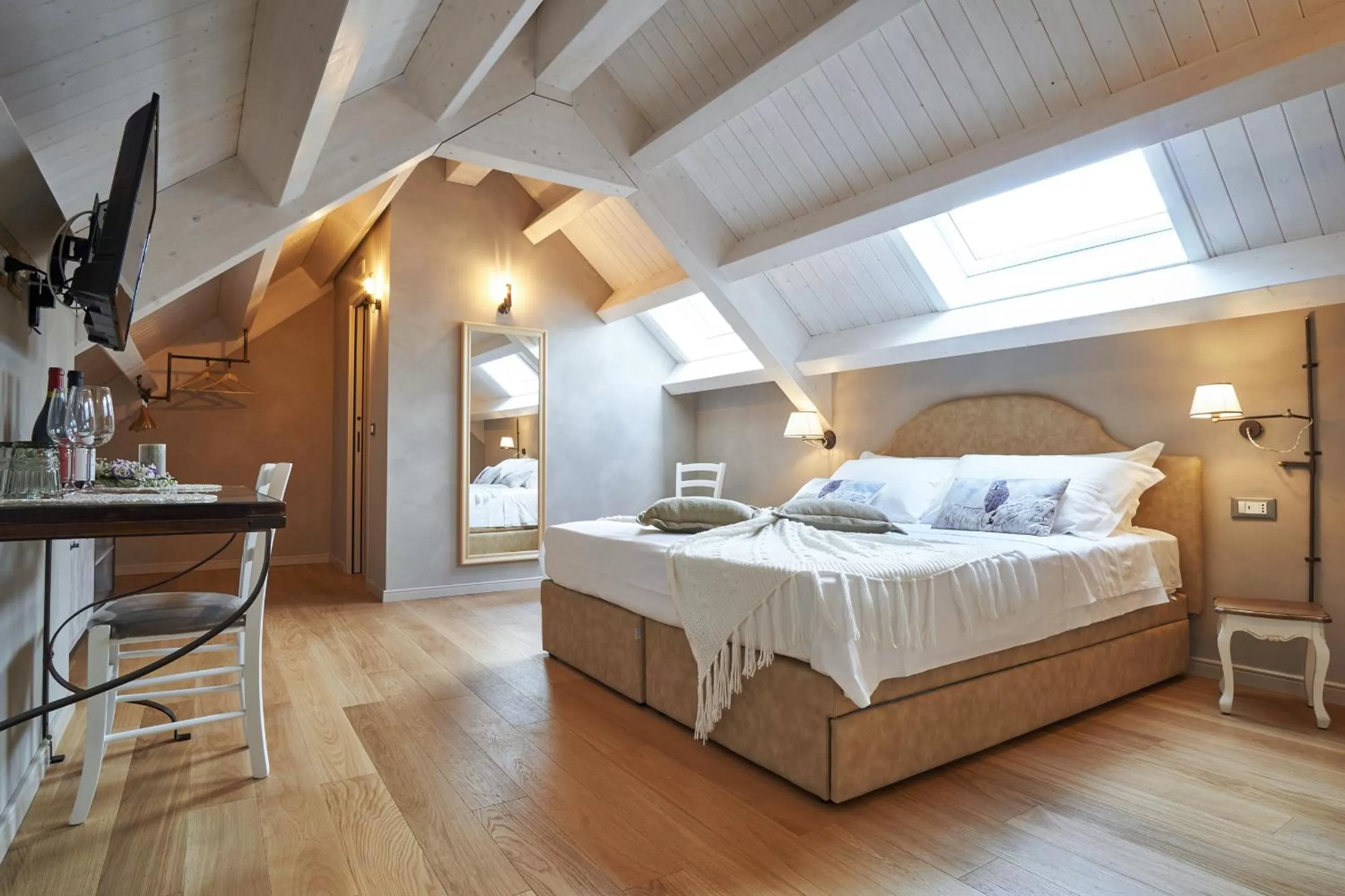 Bed in Relais Villa Miraglia