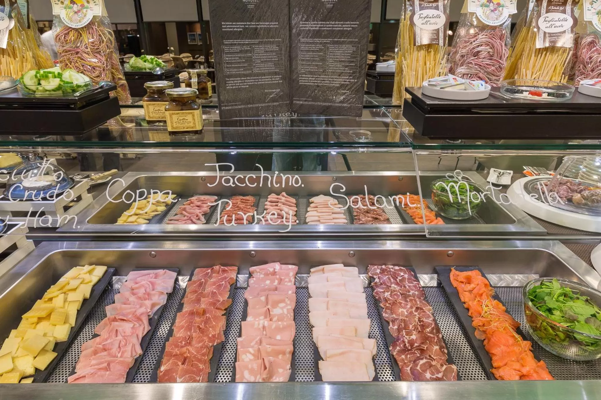 Continental breakfast in Novotel Lugano Paradiso