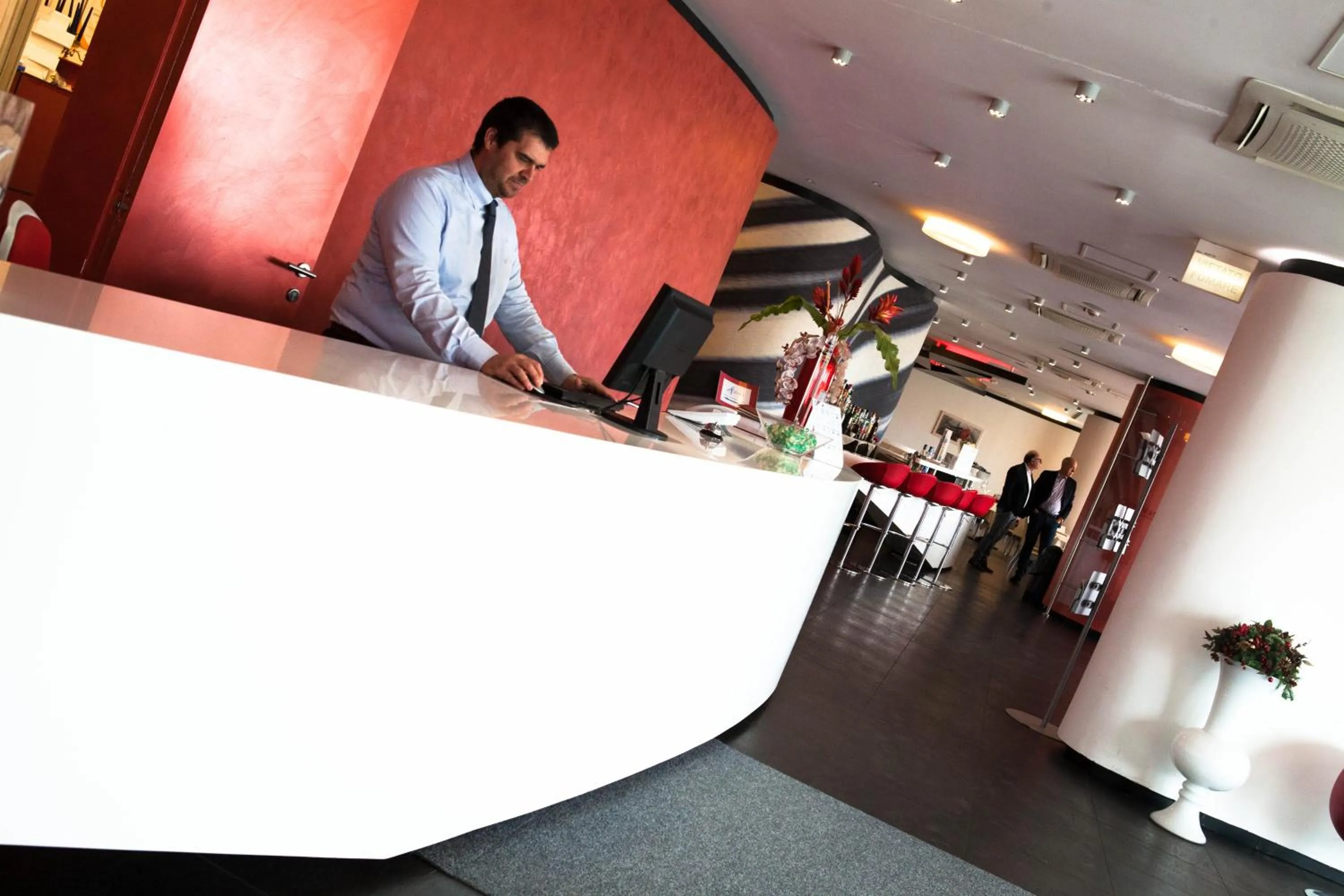 Lobby or reception in Klass Hotel