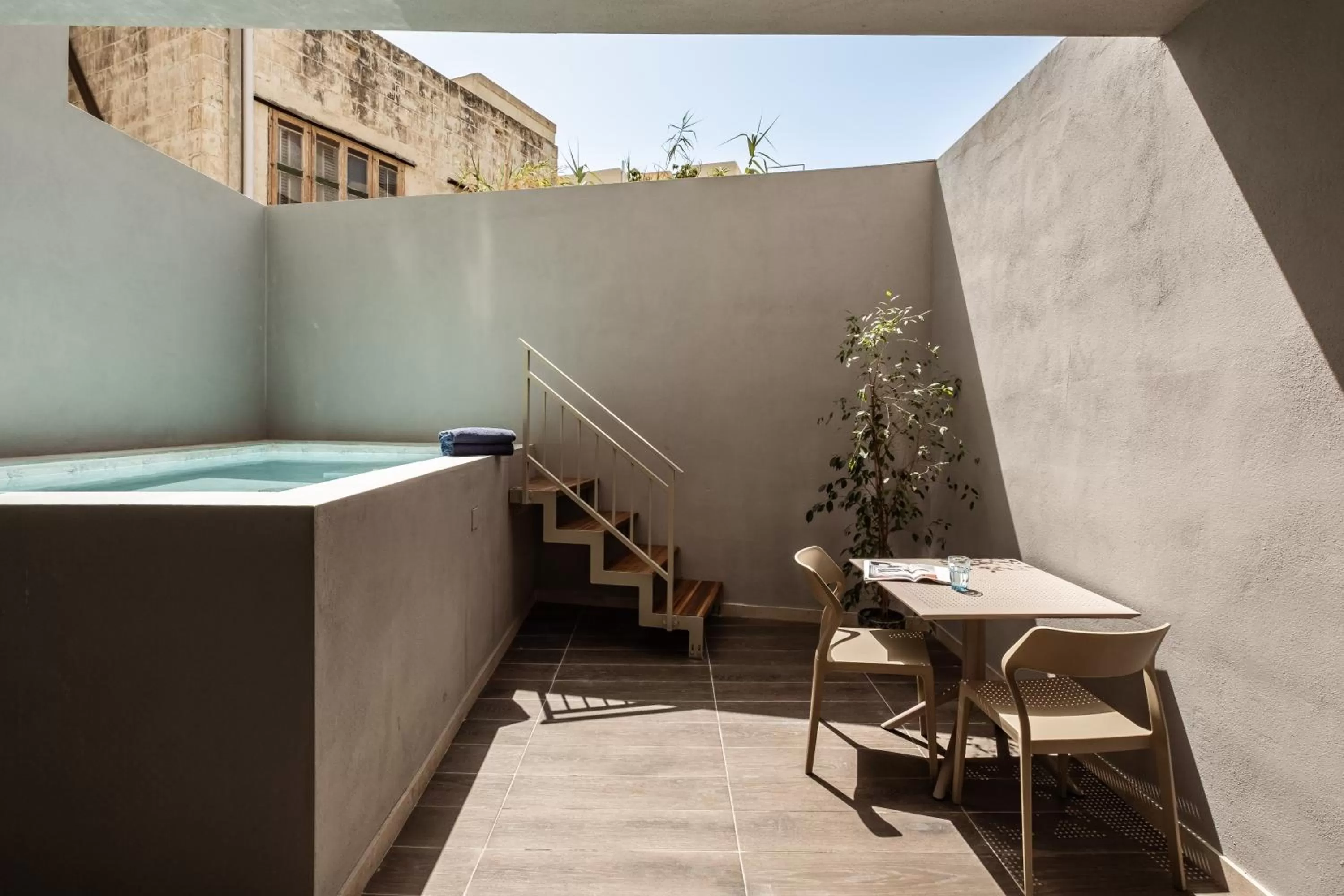 Patio in The Segond Hotel