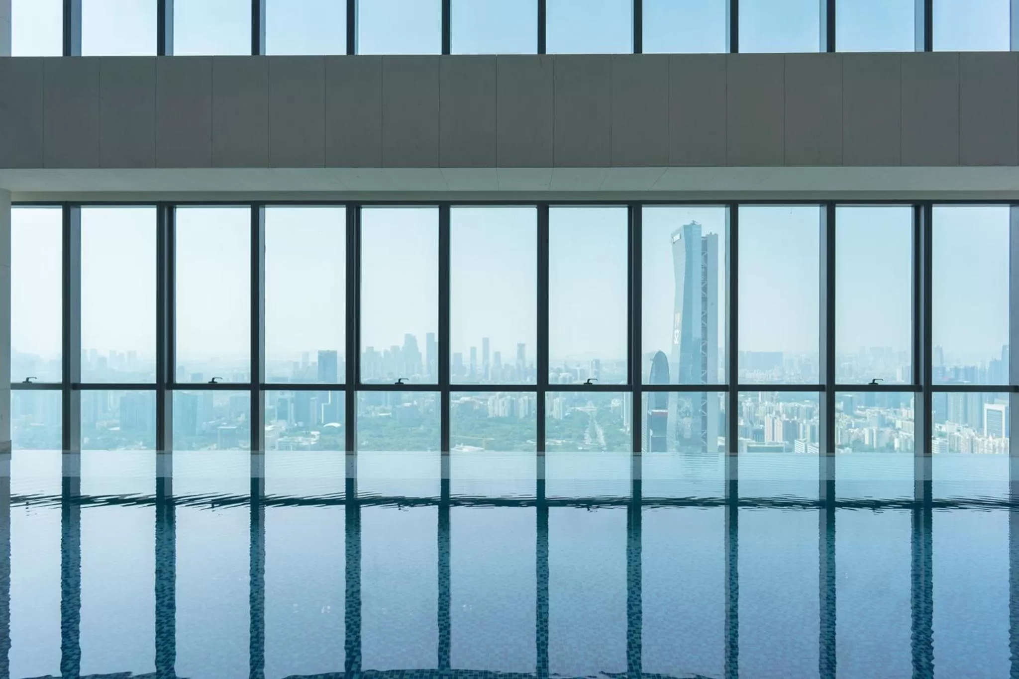Swimming pool in Crowne Plaza Shenzhen Nanshan by IHG