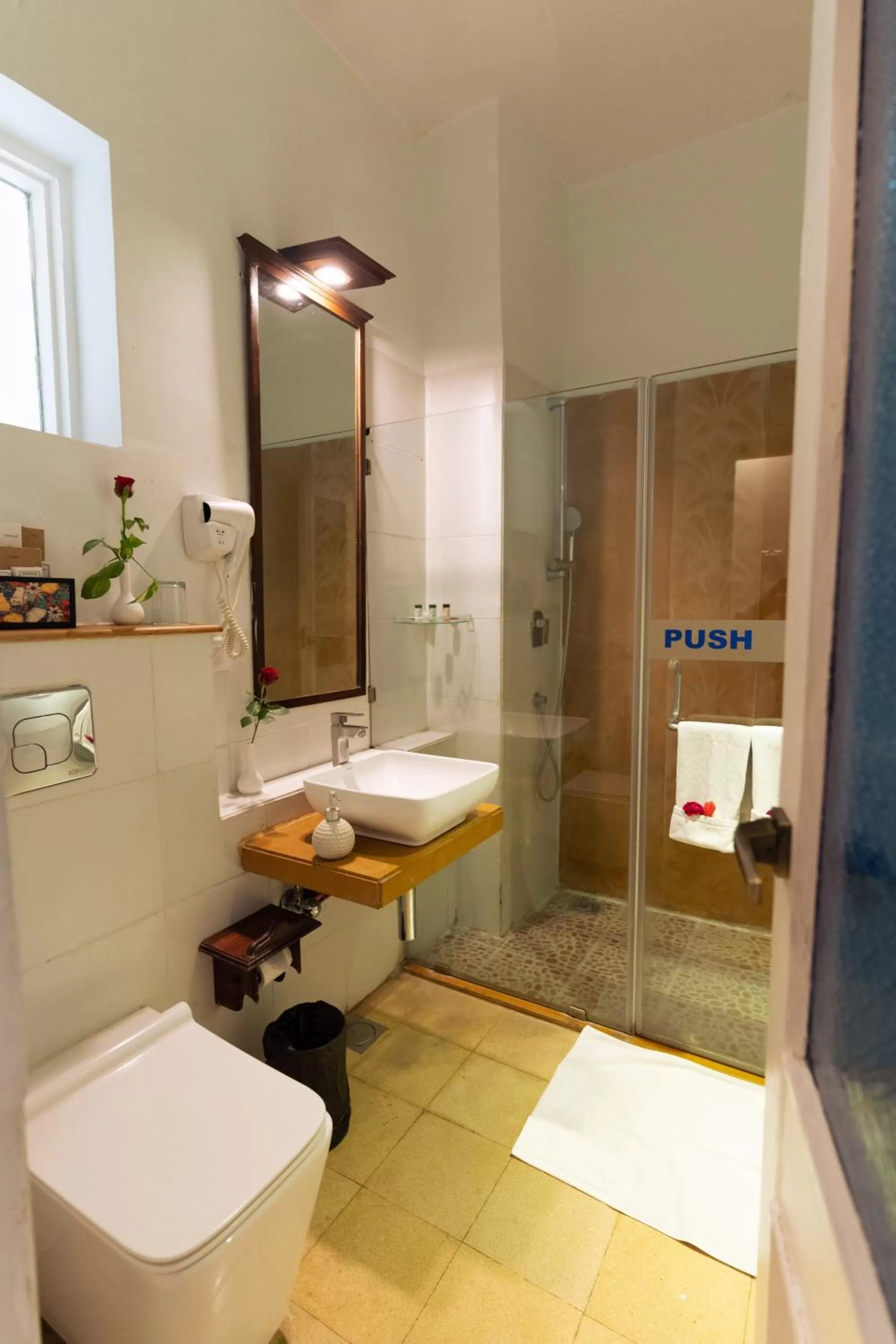 Bathroom in Yog Niketan By Sanskriti