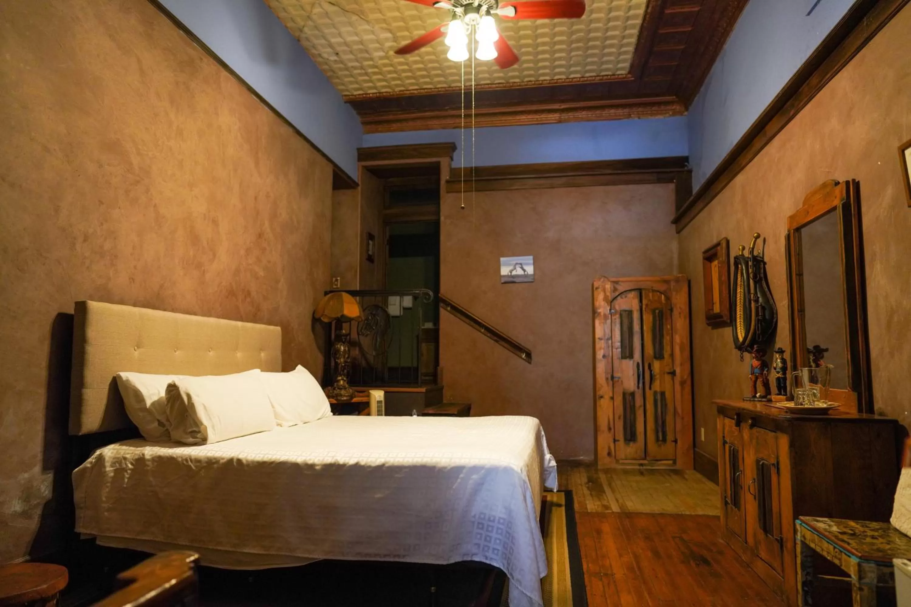 Bed in Bisbee Grand Hotel