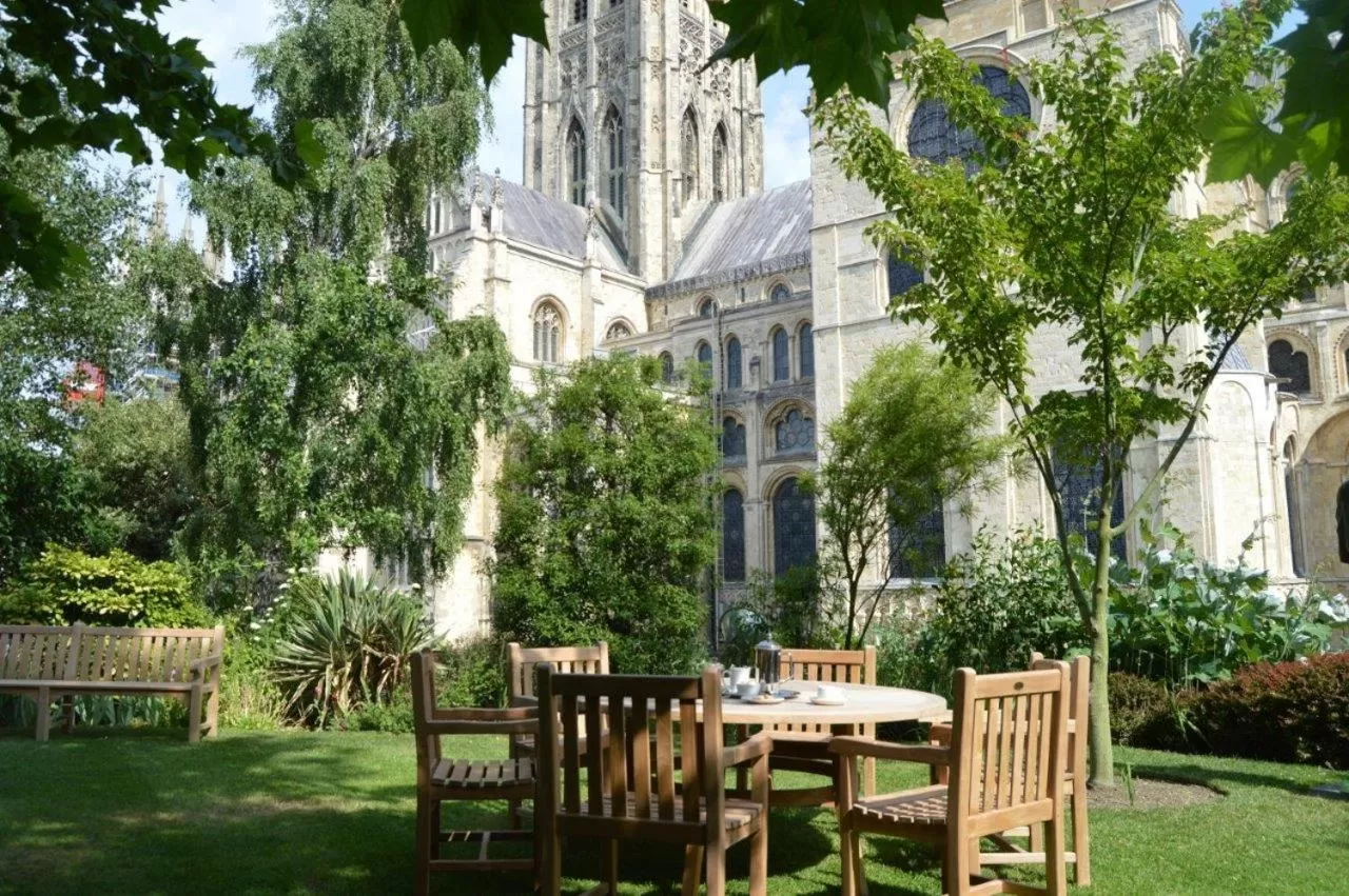Garden view in Canterbury Cathedral Lodge
