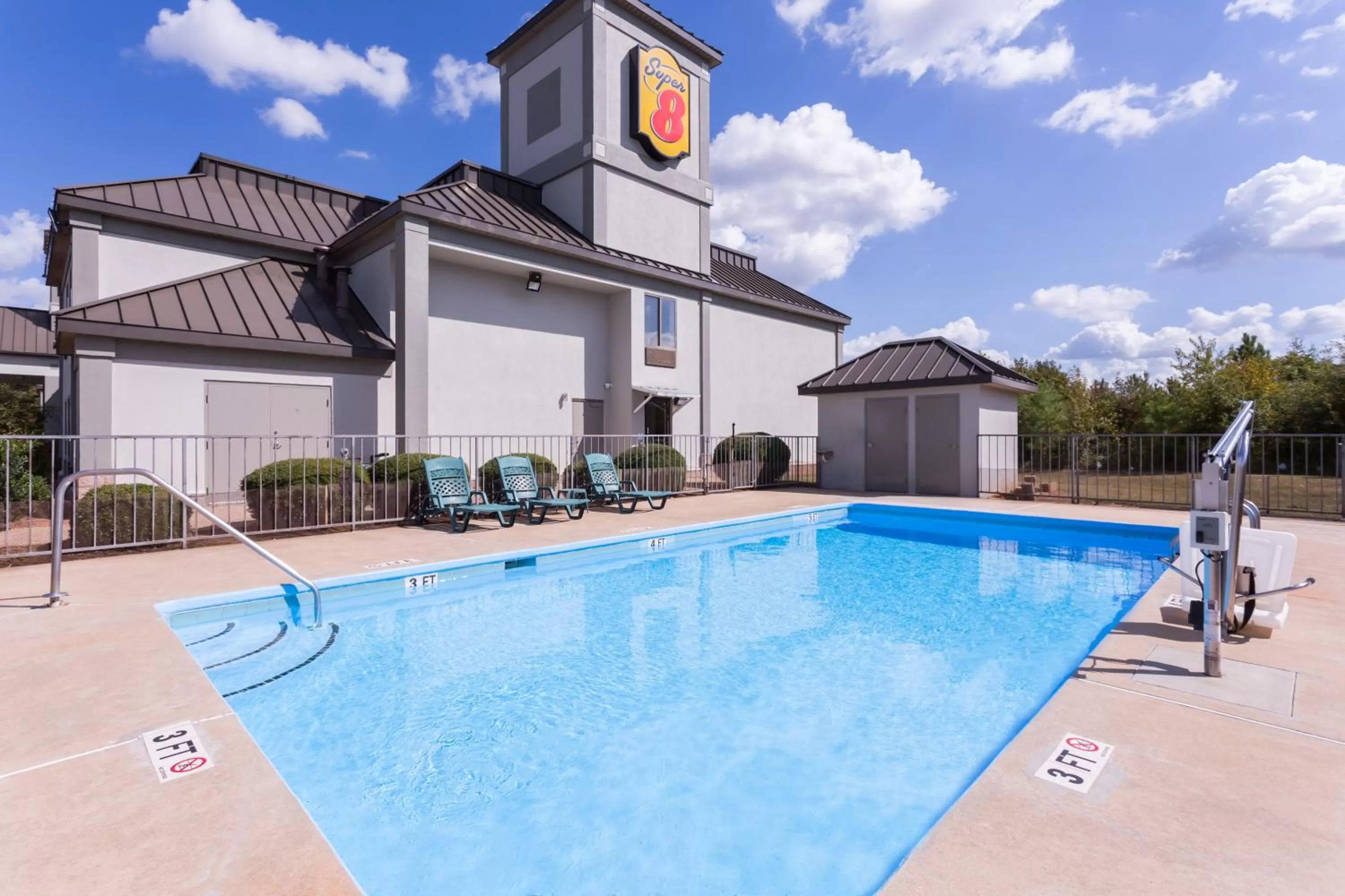 Swimming pool in Super 8 by Wyndham Greer/Spartanburg Area