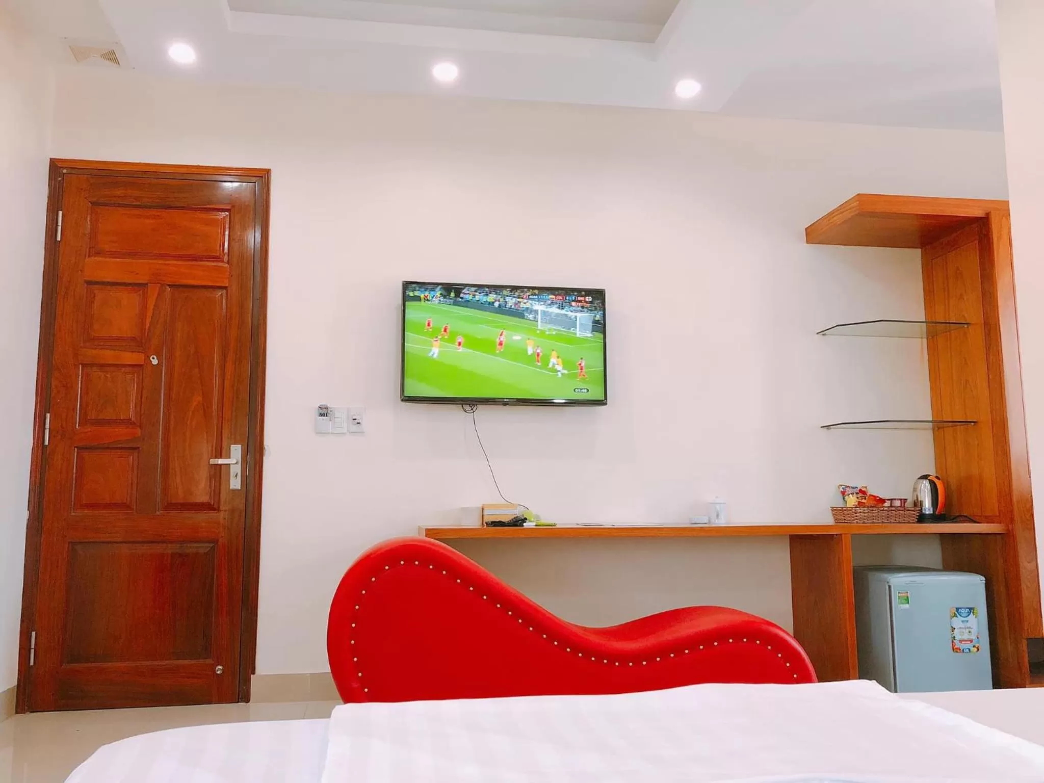 TV and multimedia, Bed in Ruby Hotel