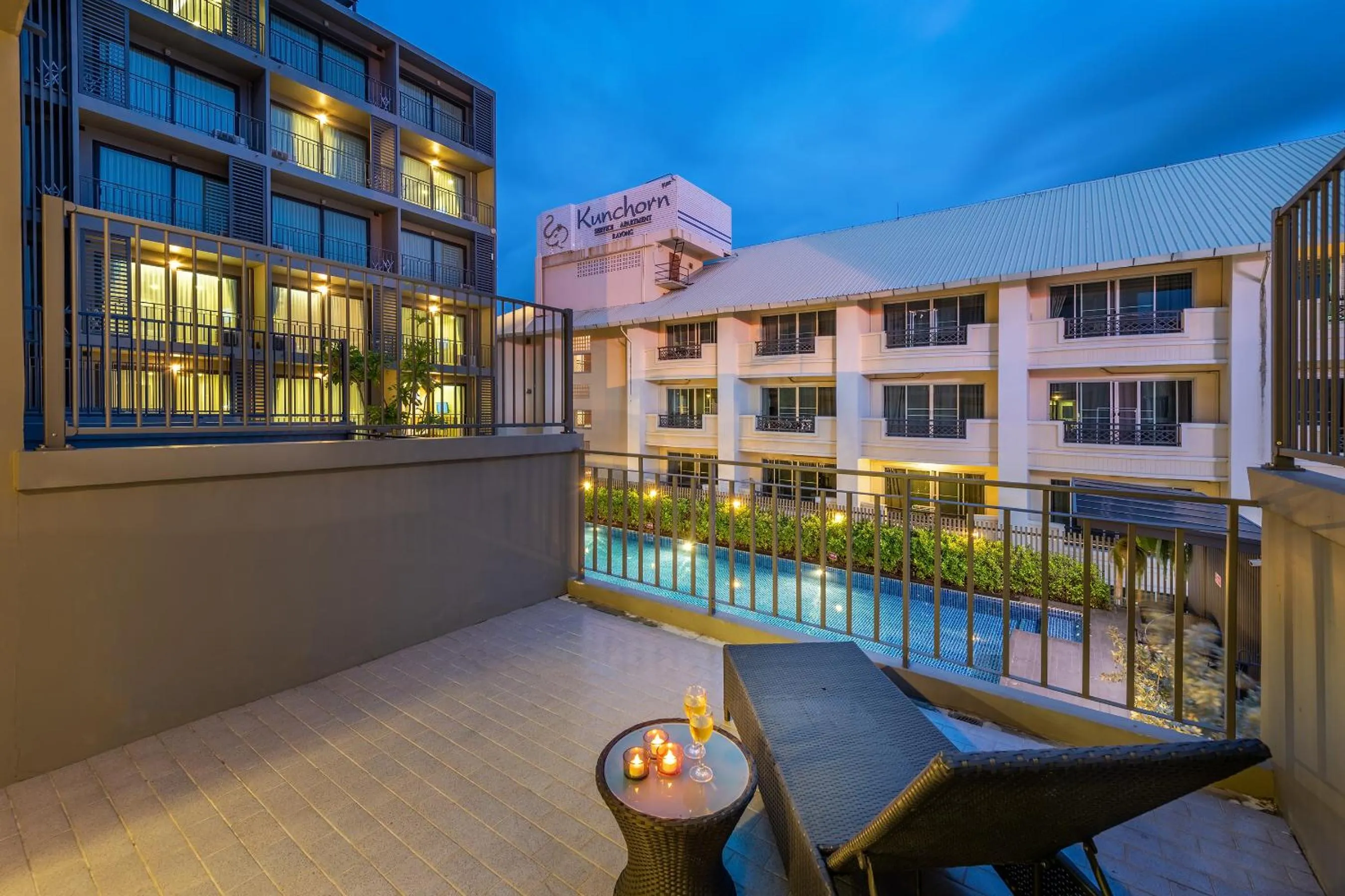 Pool view, Property Building in D Varee Diva Central Rayong