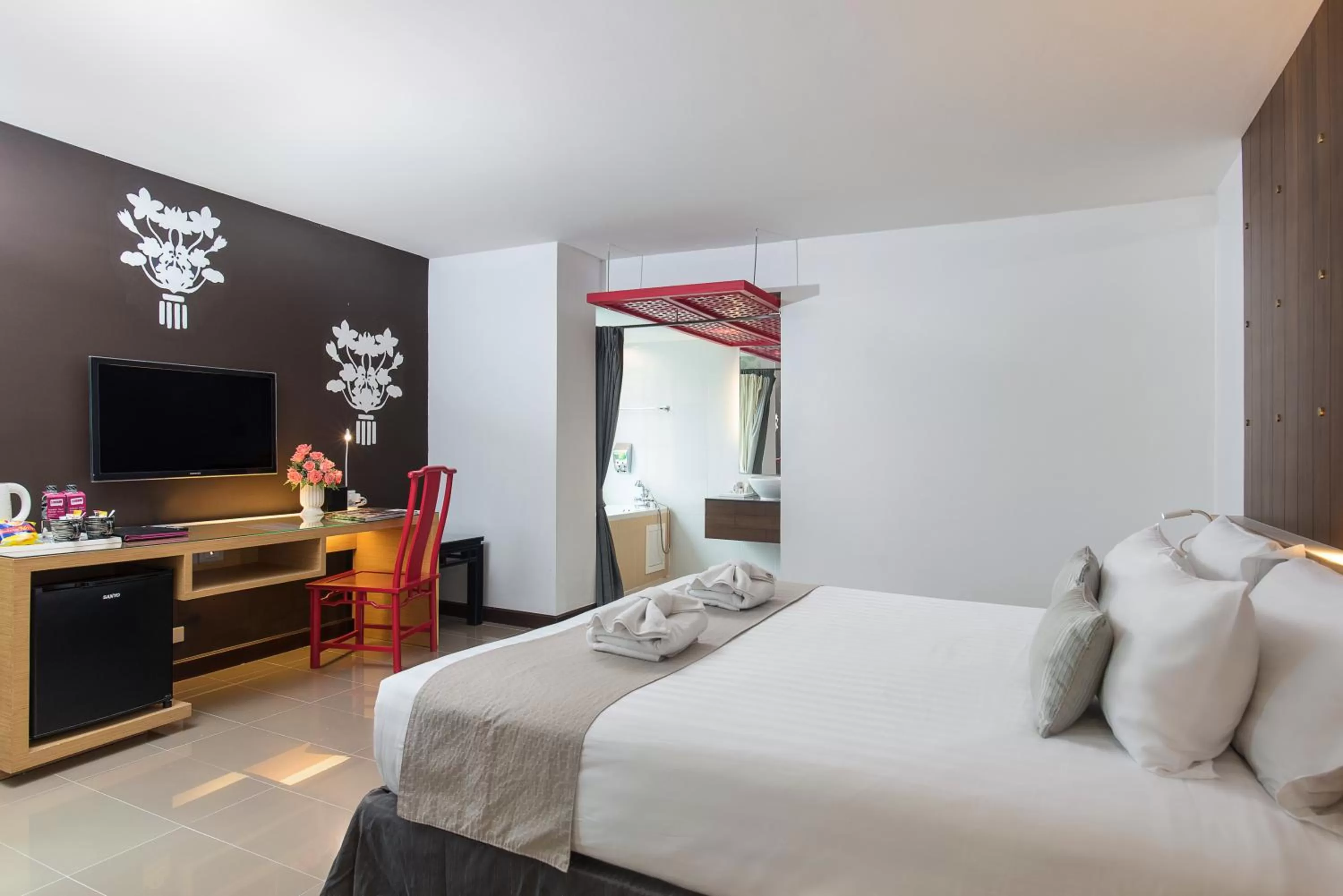 Bedroom, Bed in Nimman Mai Design Hotel Chiang Mai