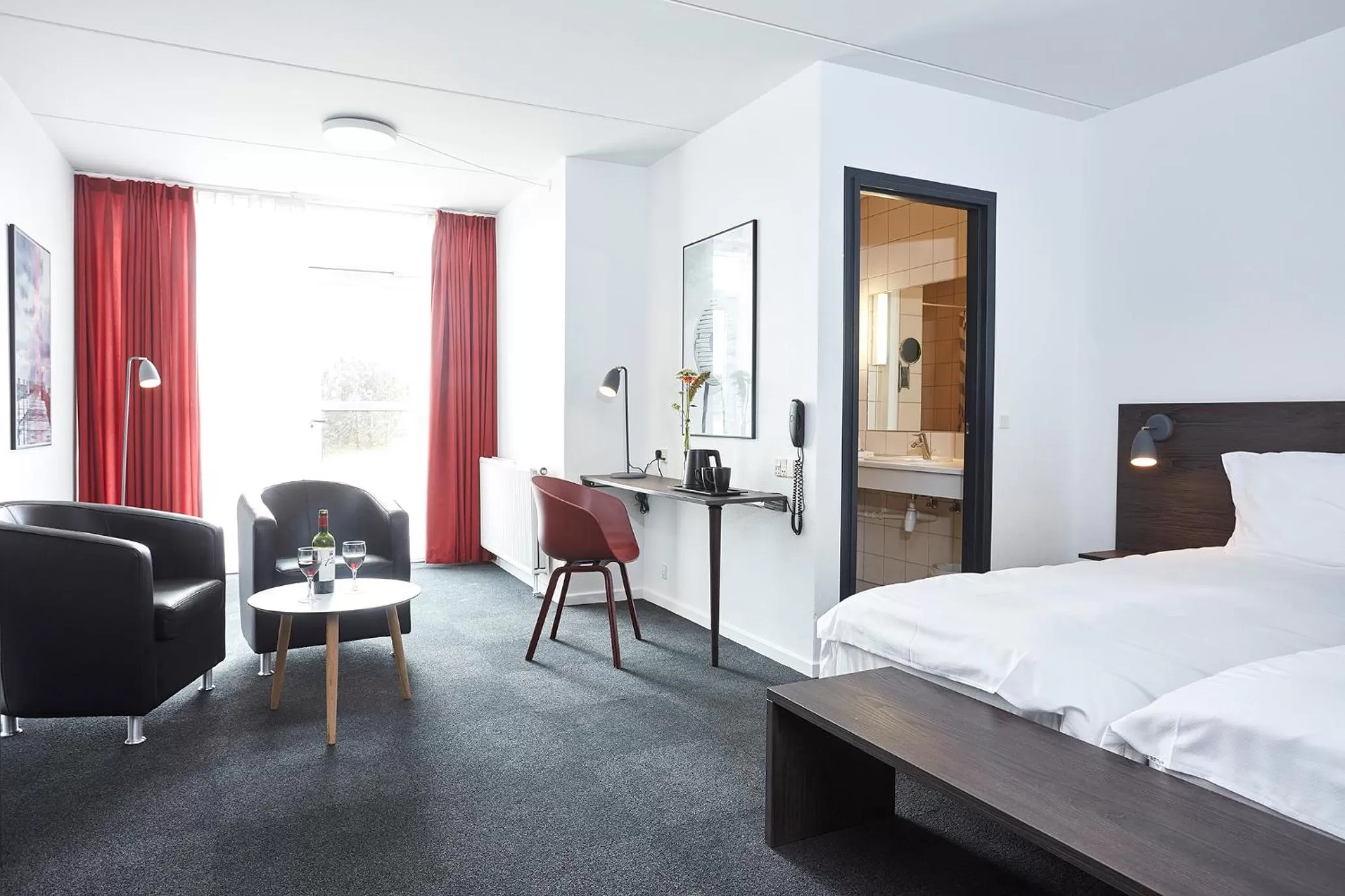 Photo of the whole room, Bed in Skaga Hotel