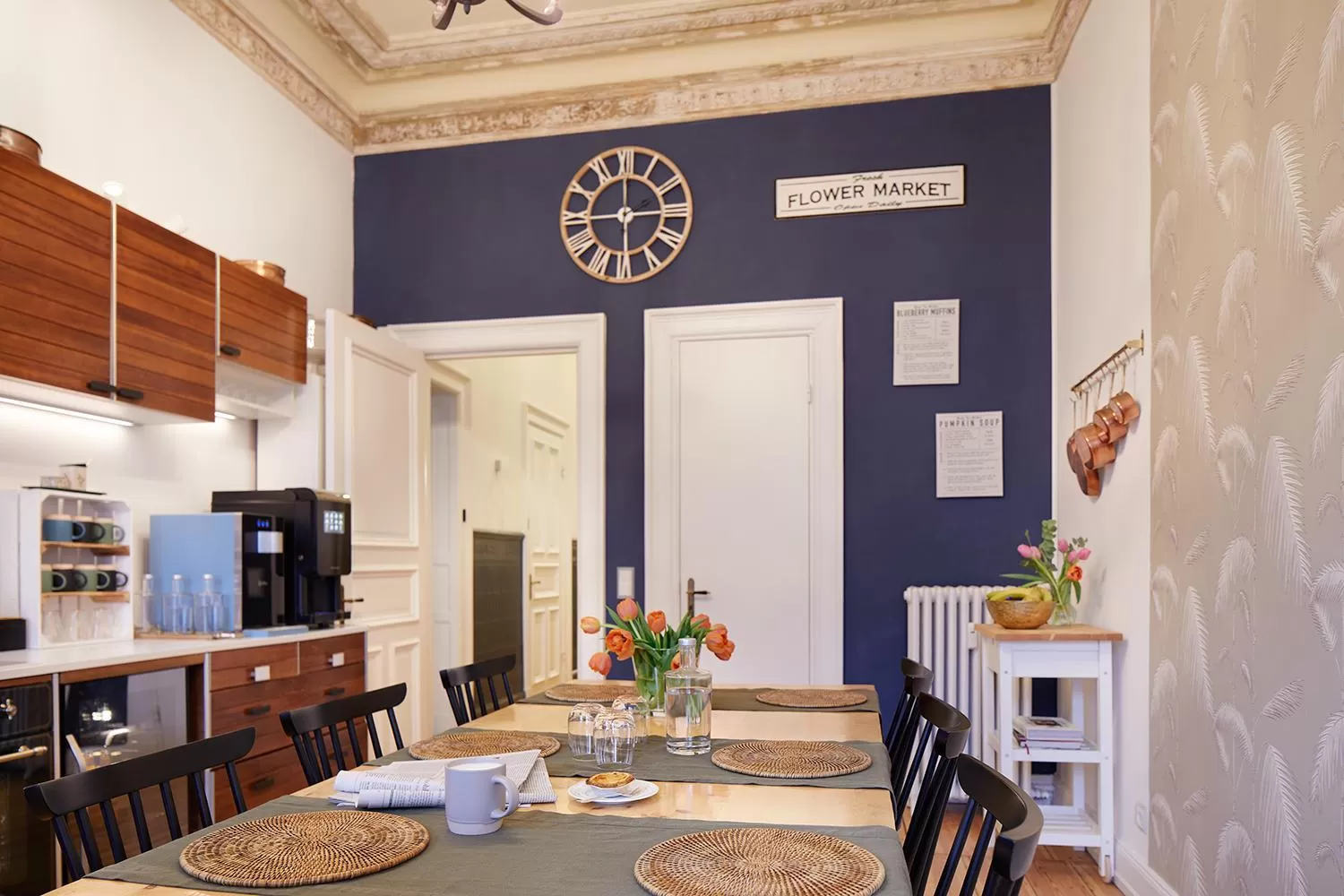 Kitchen or kitchenette in Hotel am Museum