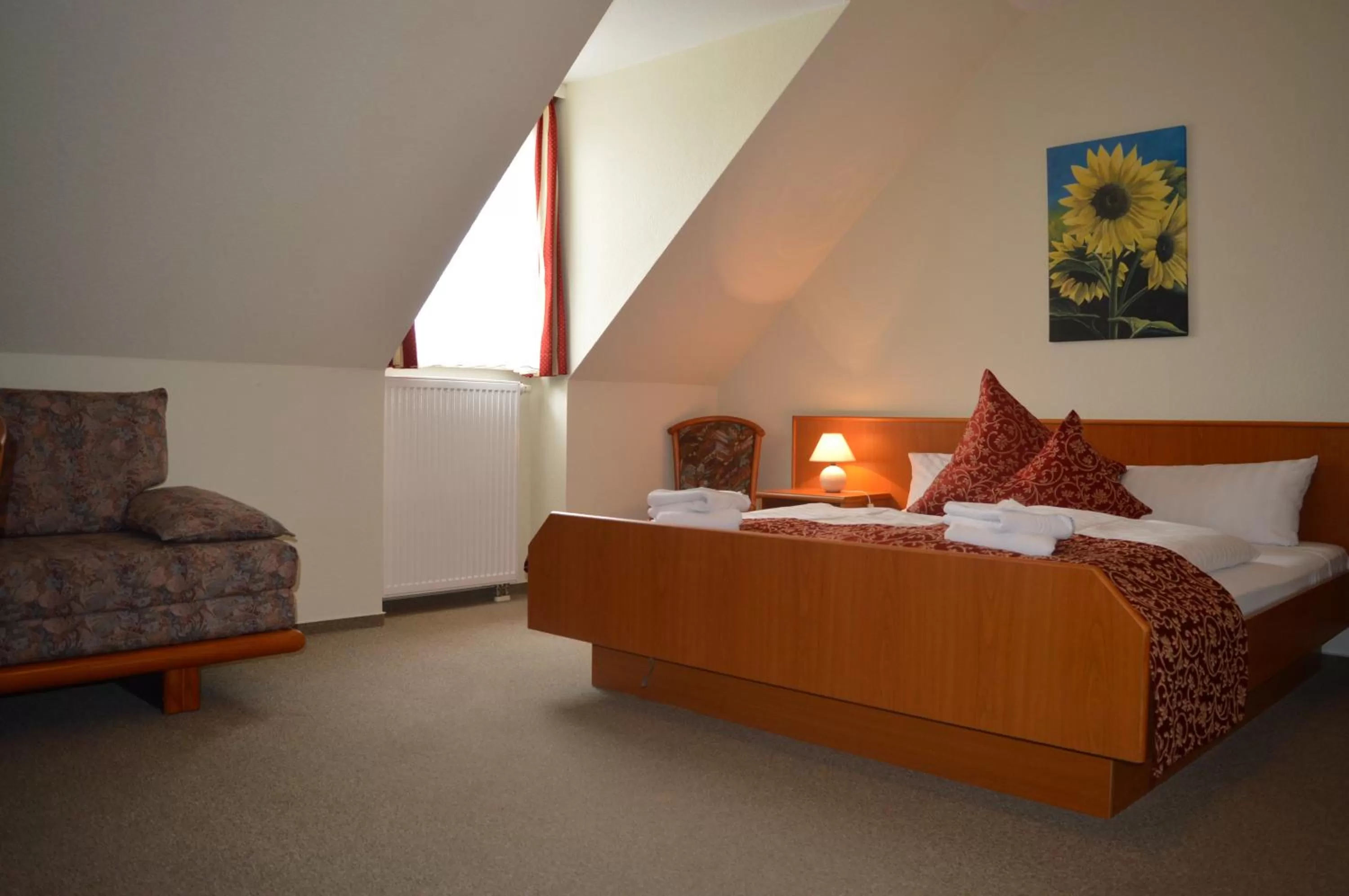 Photo of the whole room, Bed in Hotel Auerhahn