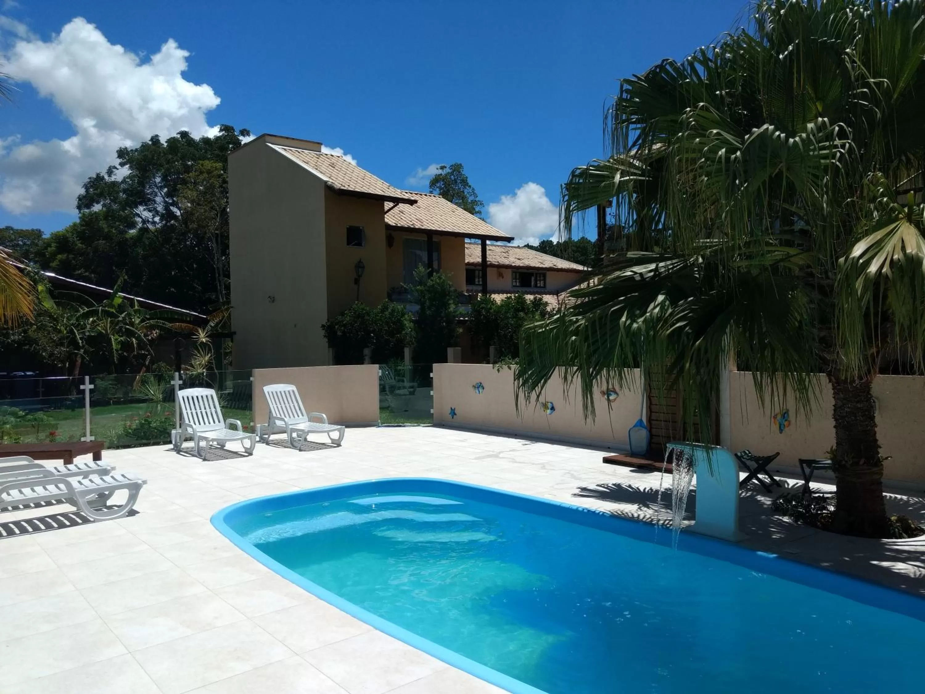 Swimming Pool in Pousada Santa Genoveva campeche