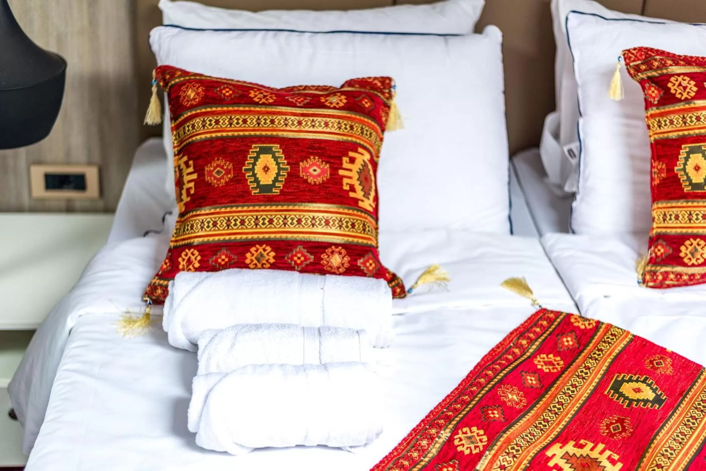 Decorative detail, Bed in Heritage Hotel Gate of Sarajevo