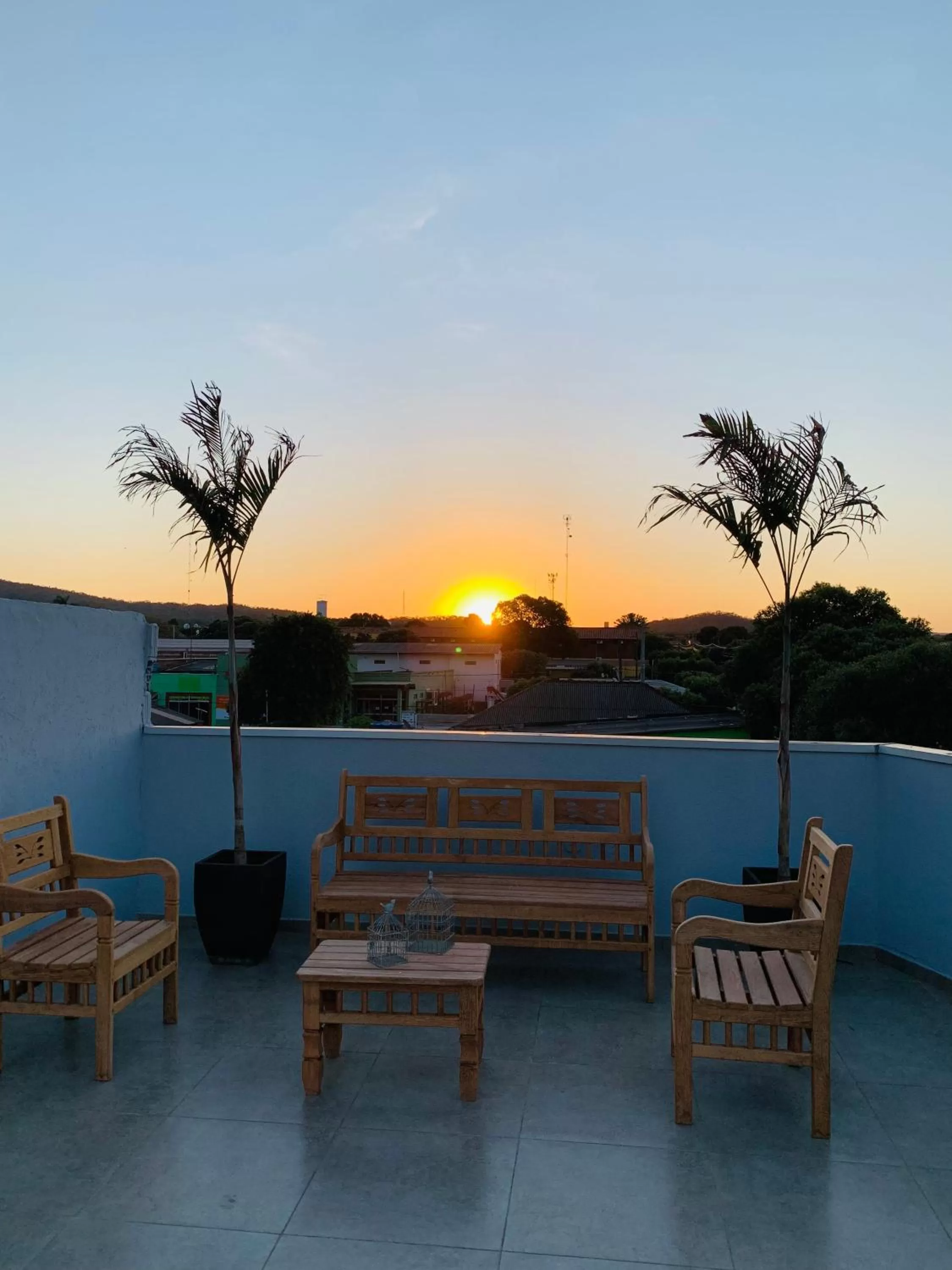 Balcony/Terrace in Pousada Cambará Suítes